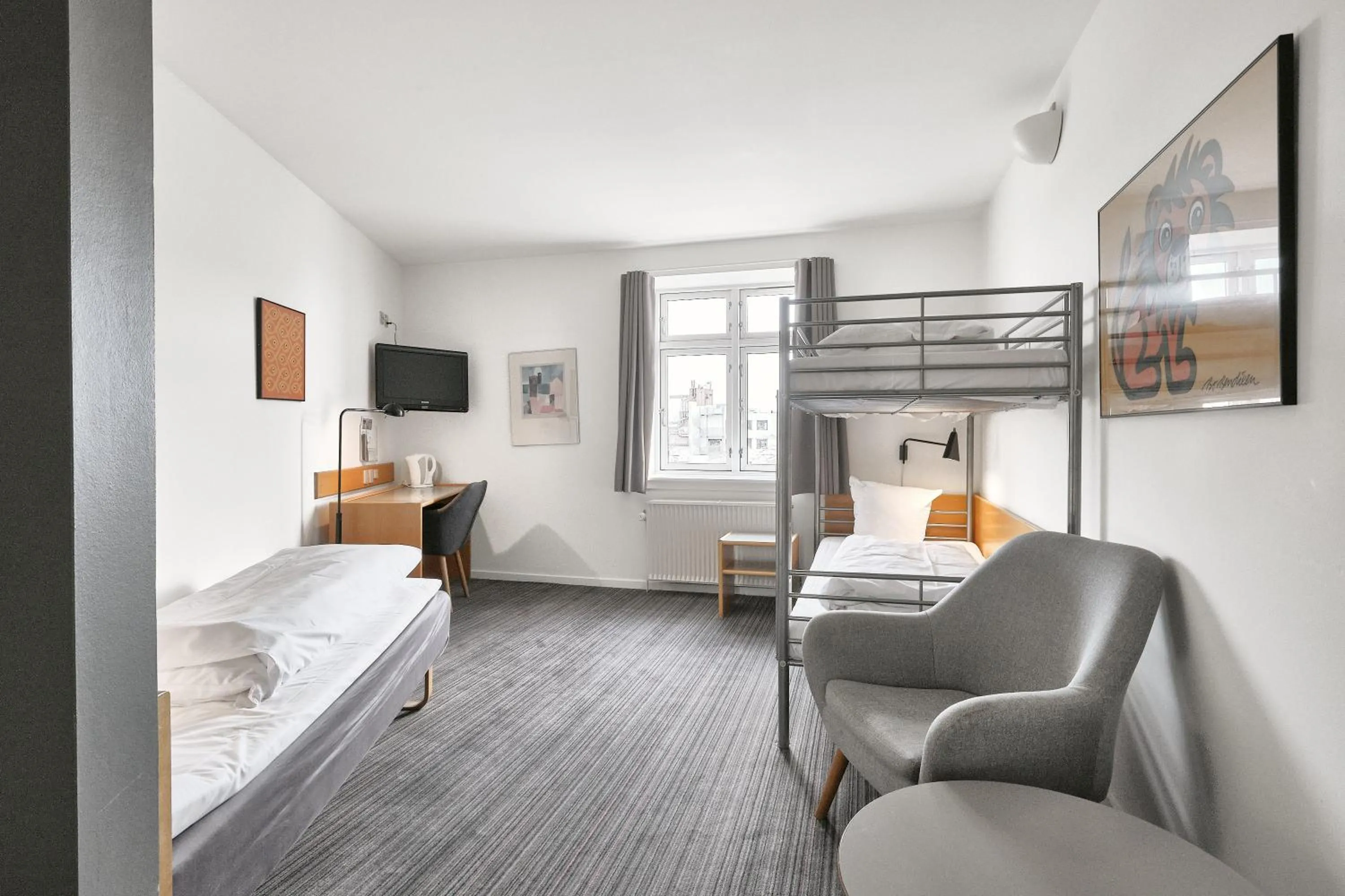 Bedroom, Bed in Hotel Garni