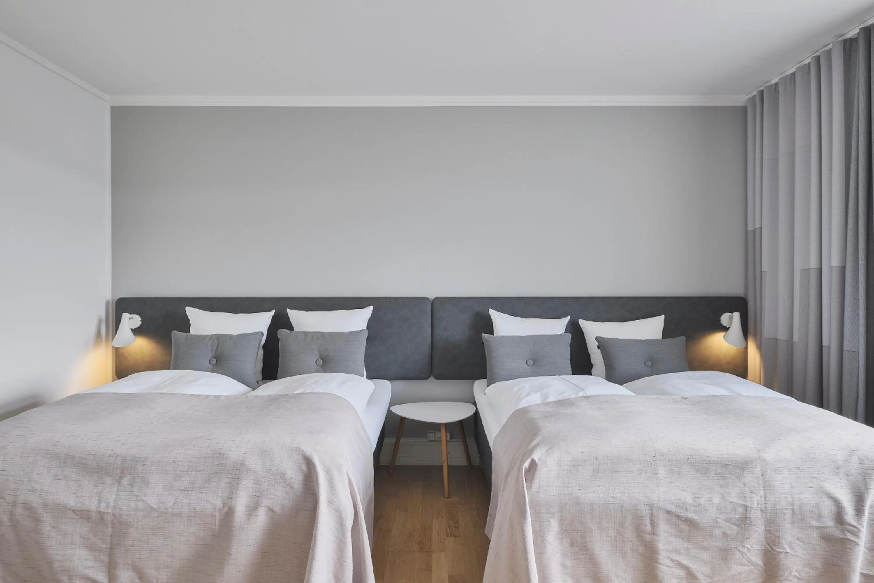 Bed in Hotel Svendborg