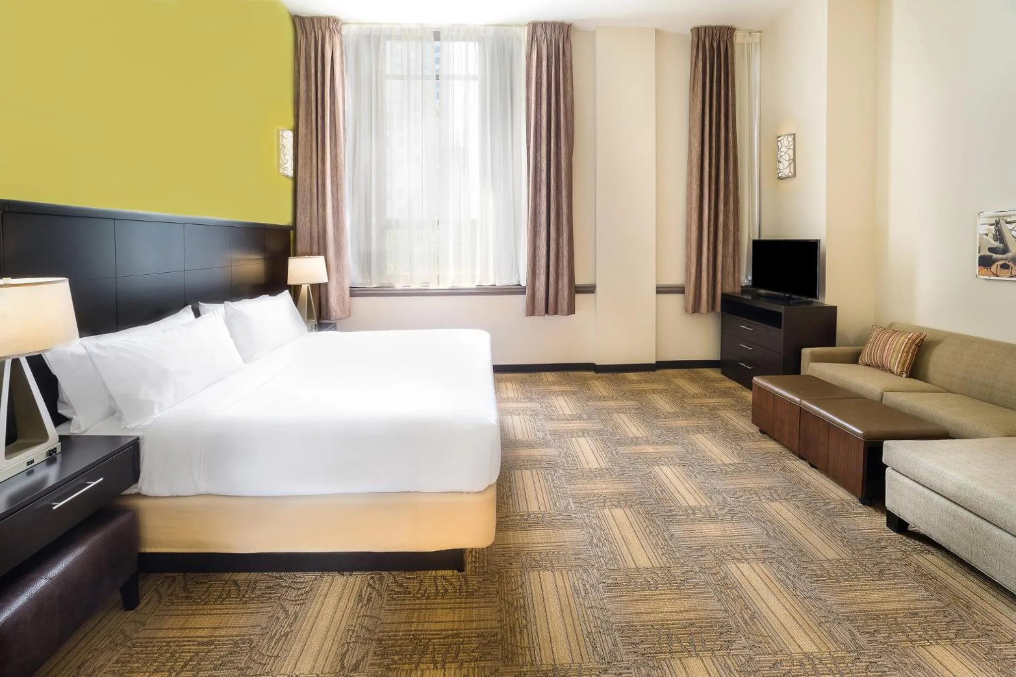 Photo of the whole room, Bed in Staybridge Suites Baltimore - Inner Harbor by IHG