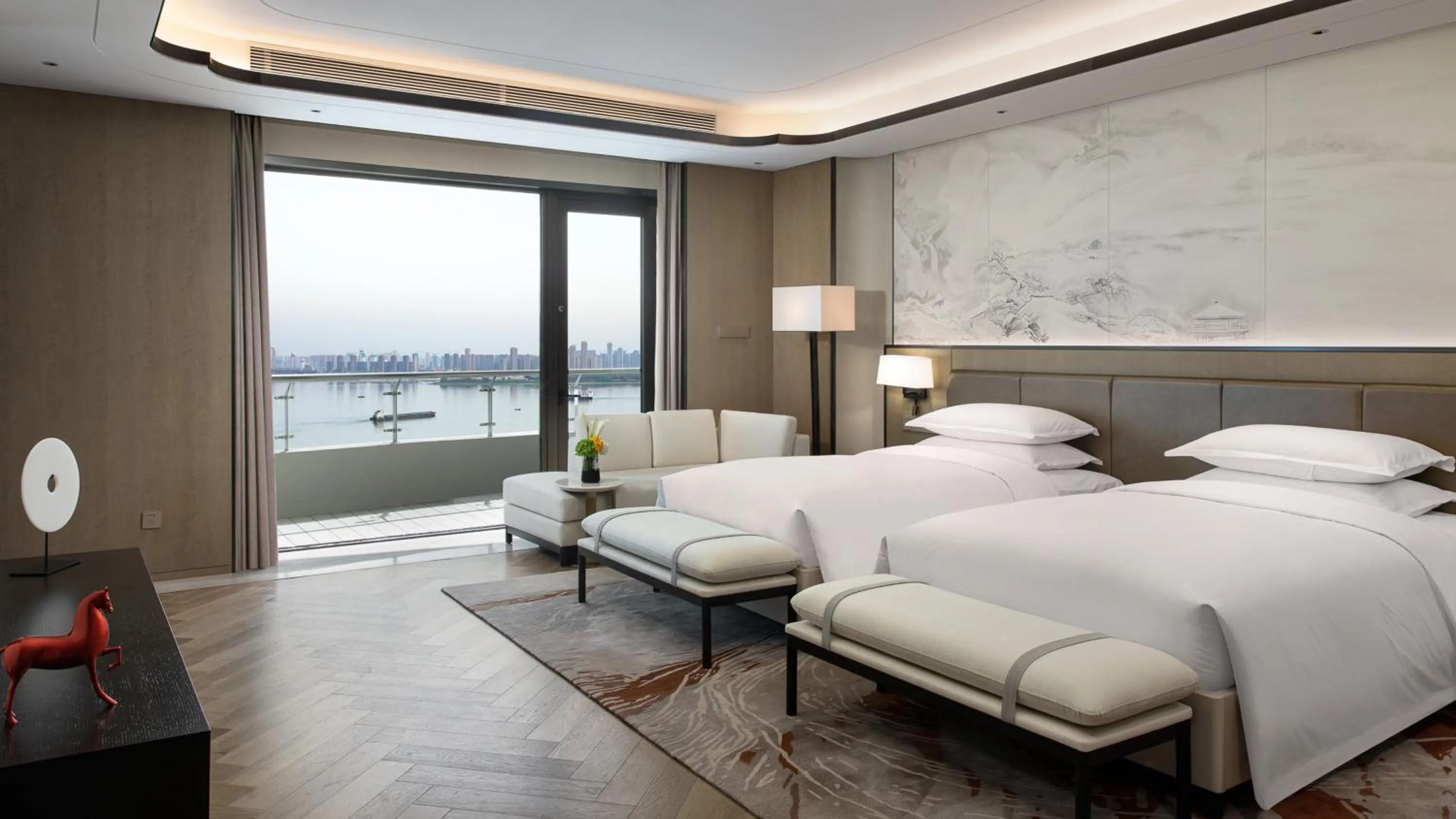 Bedroom in InterContinental Wuhan by IHG - Yangtze River View
