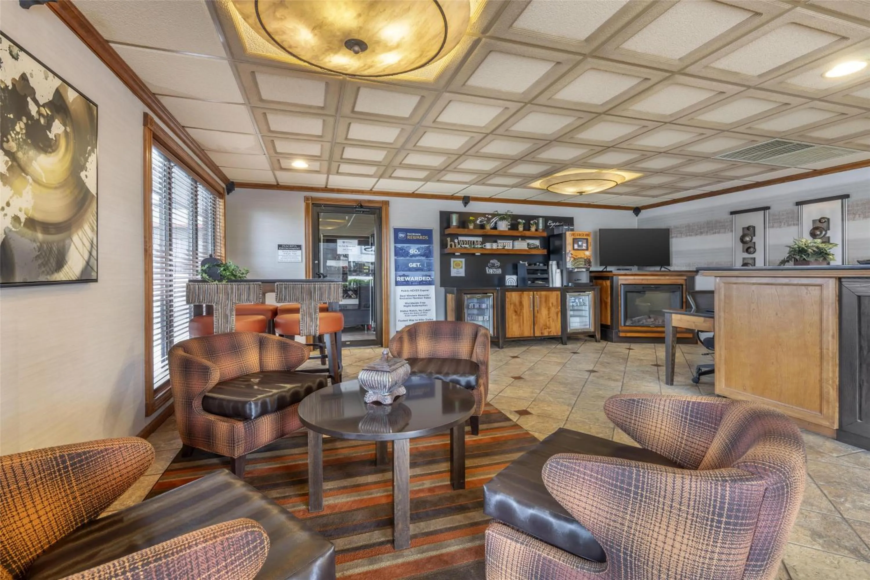 Lobby or reception in Best Western Angus Inn
