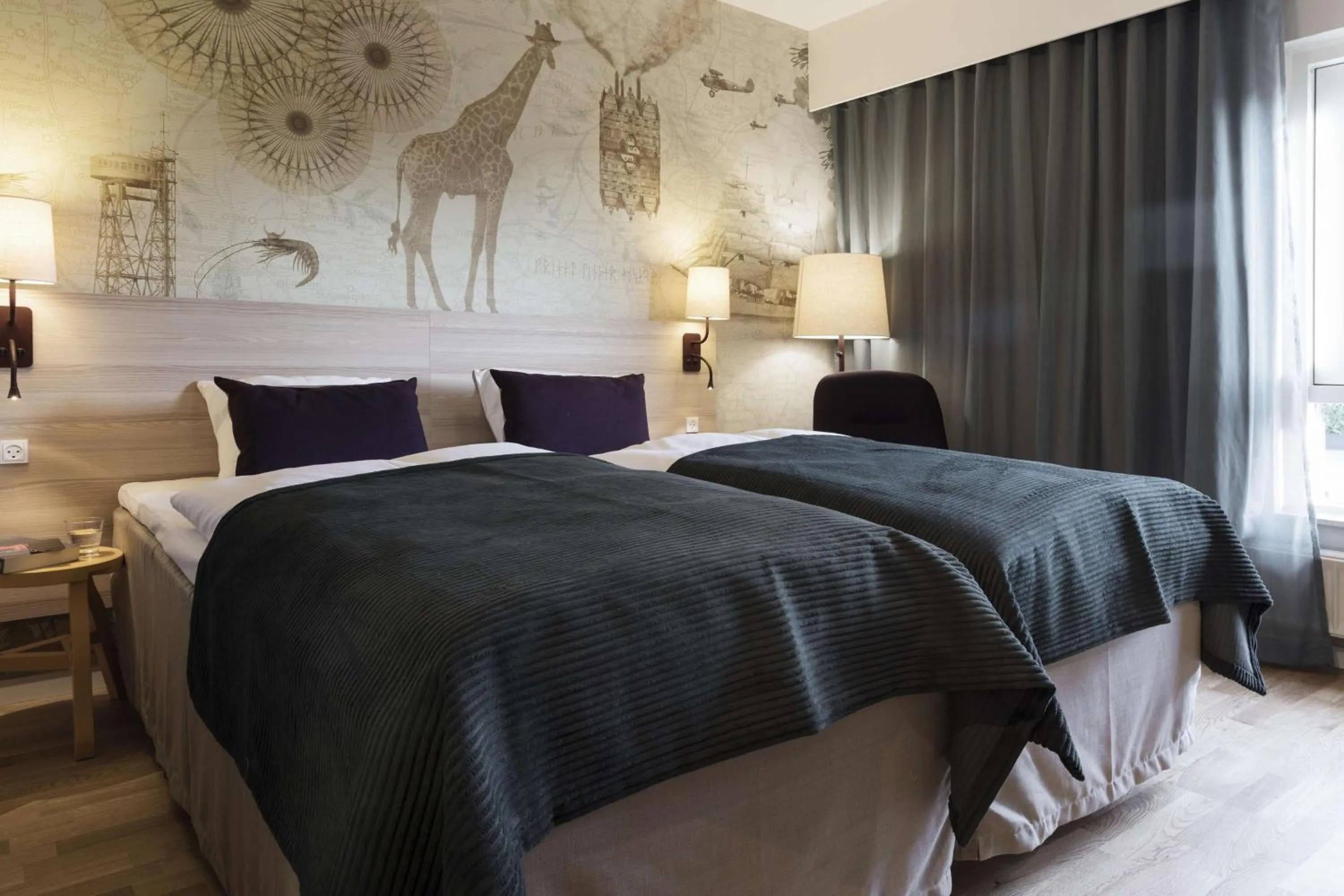 Bedroom, Bed in Scandic Aalborg Øst