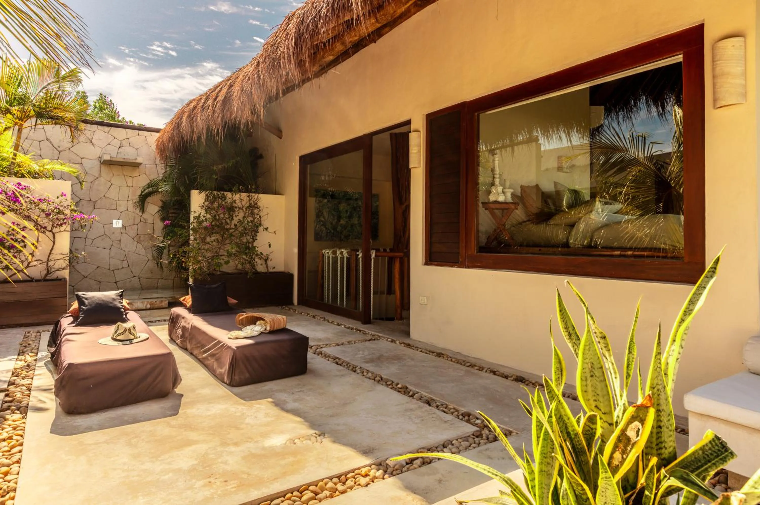Seating area in Casa Punta Coco & Beach Club