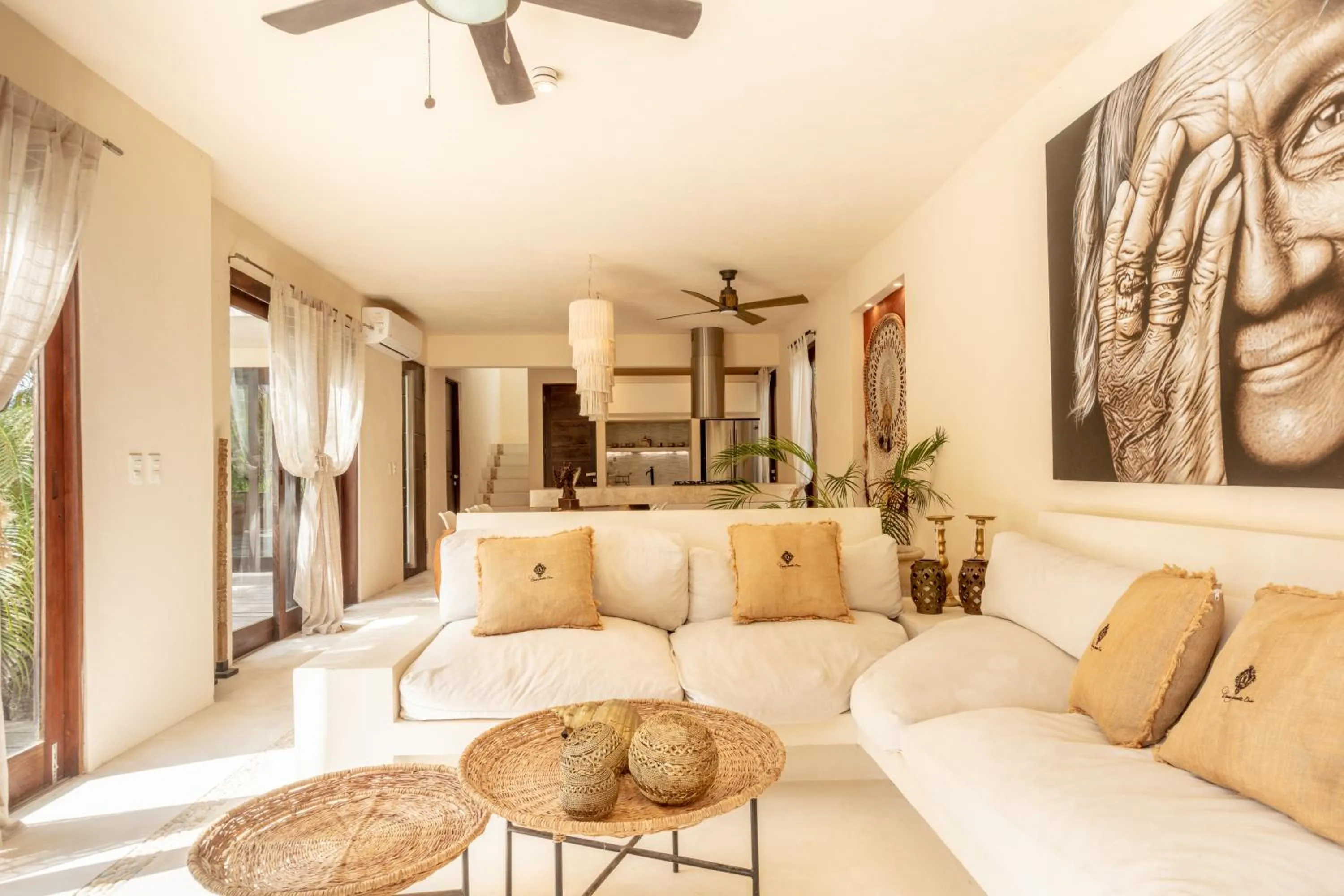 Living room in Casa Punta Coco & Beach Club