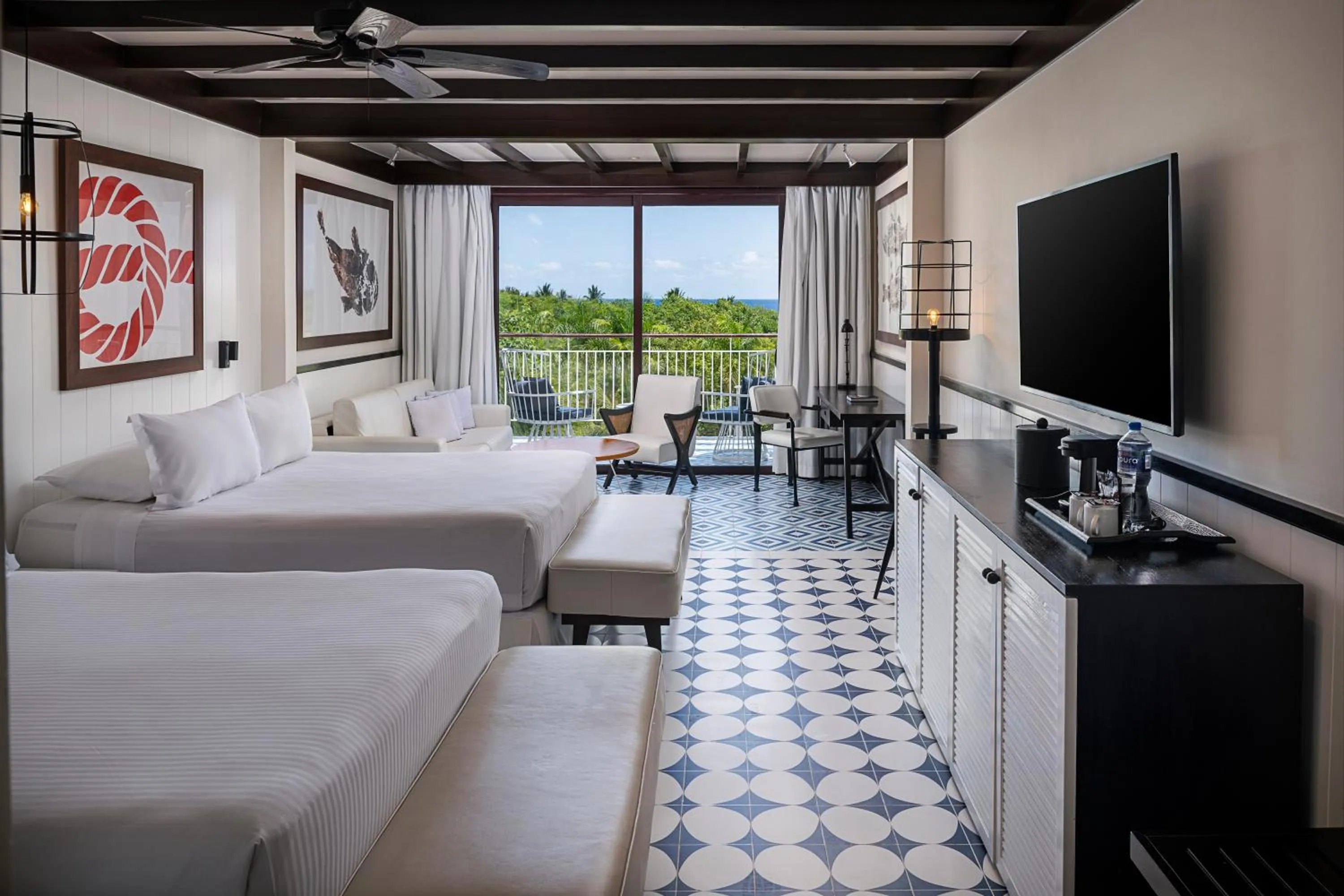 Bed in El Beso Adults Only at Ocean Riviera Paradise All Inclusive