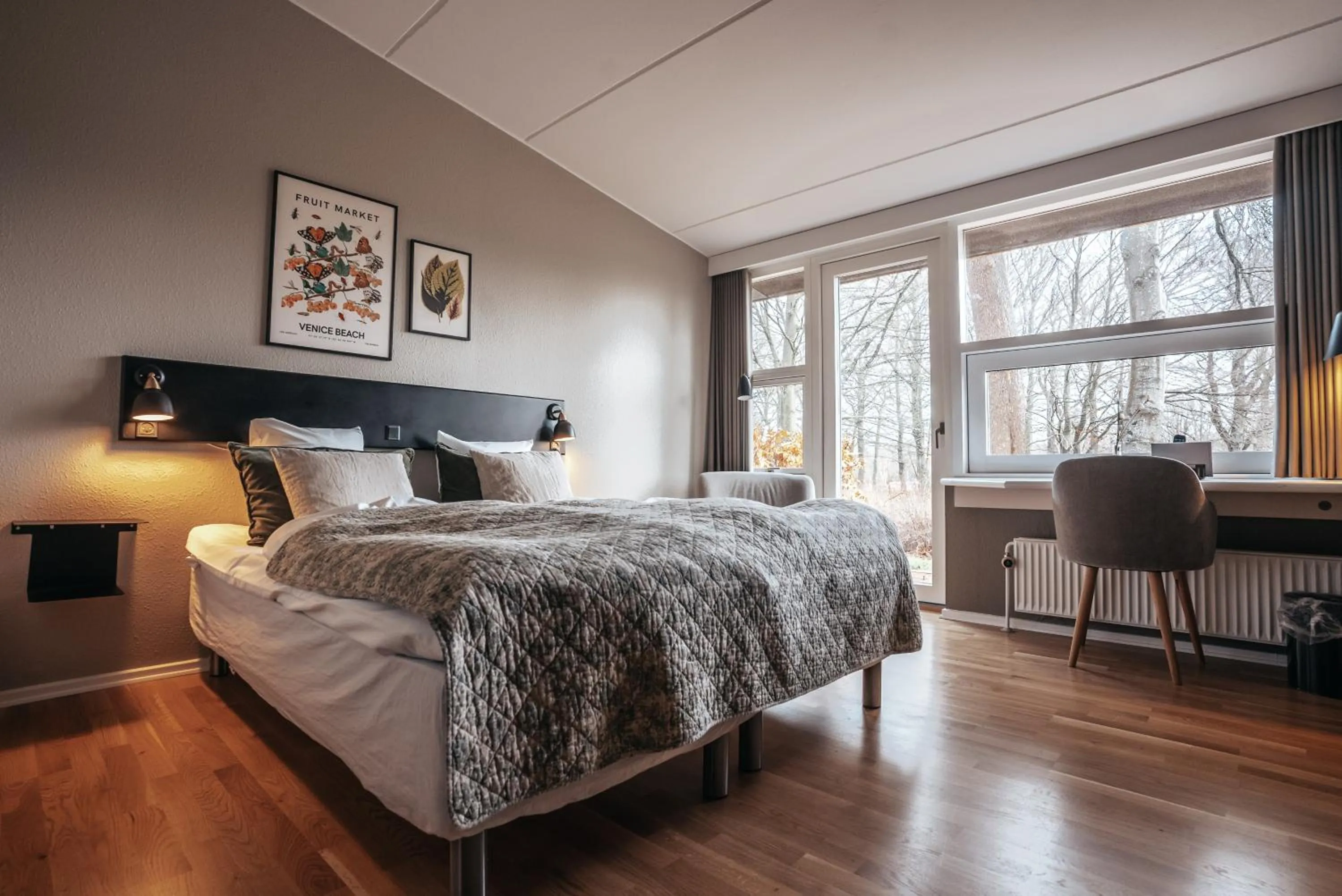 Bedroom, Bed in Arnbjerg Pavillonen