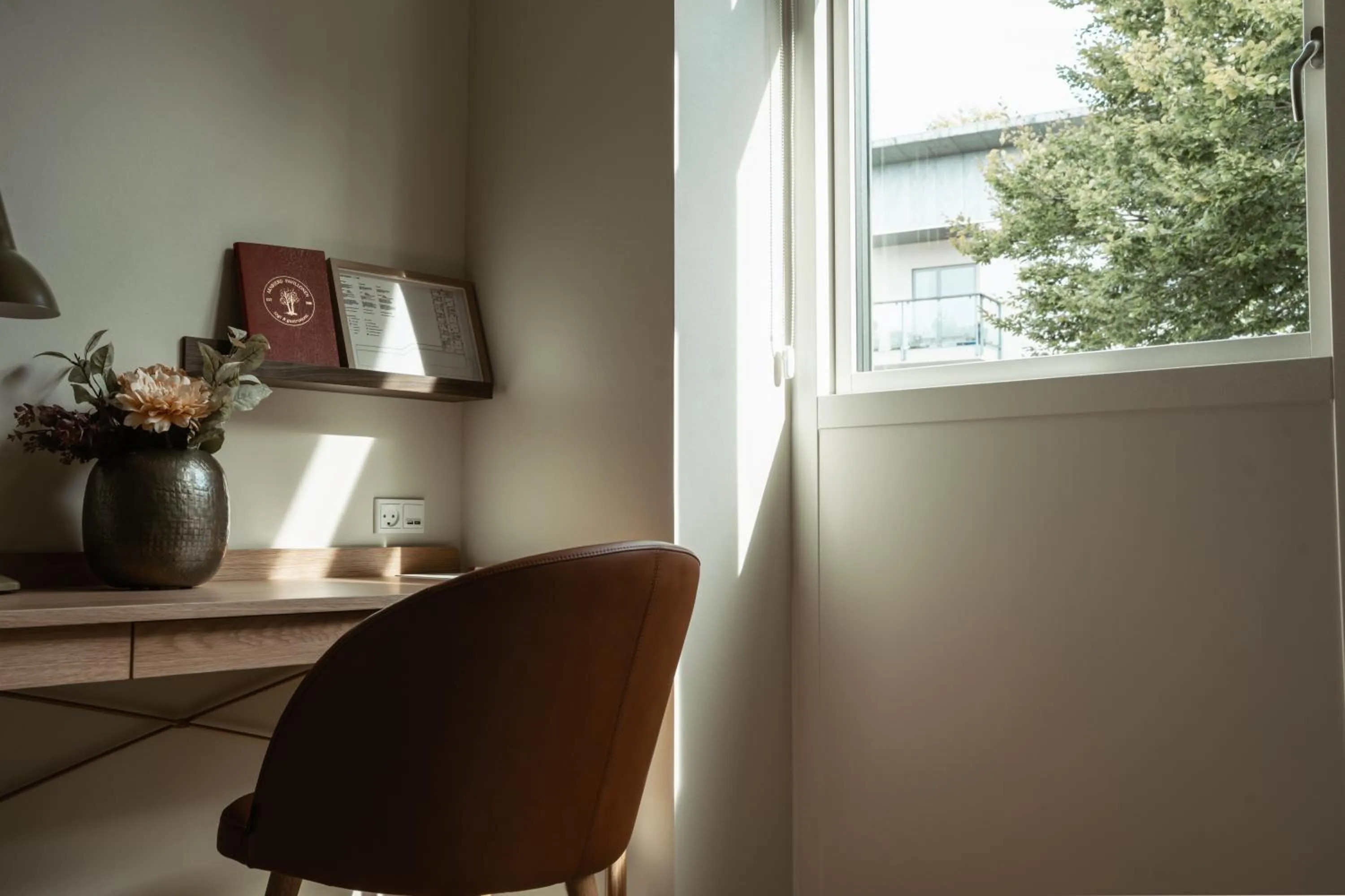 Seating area in Arnbjerg Pavillonen