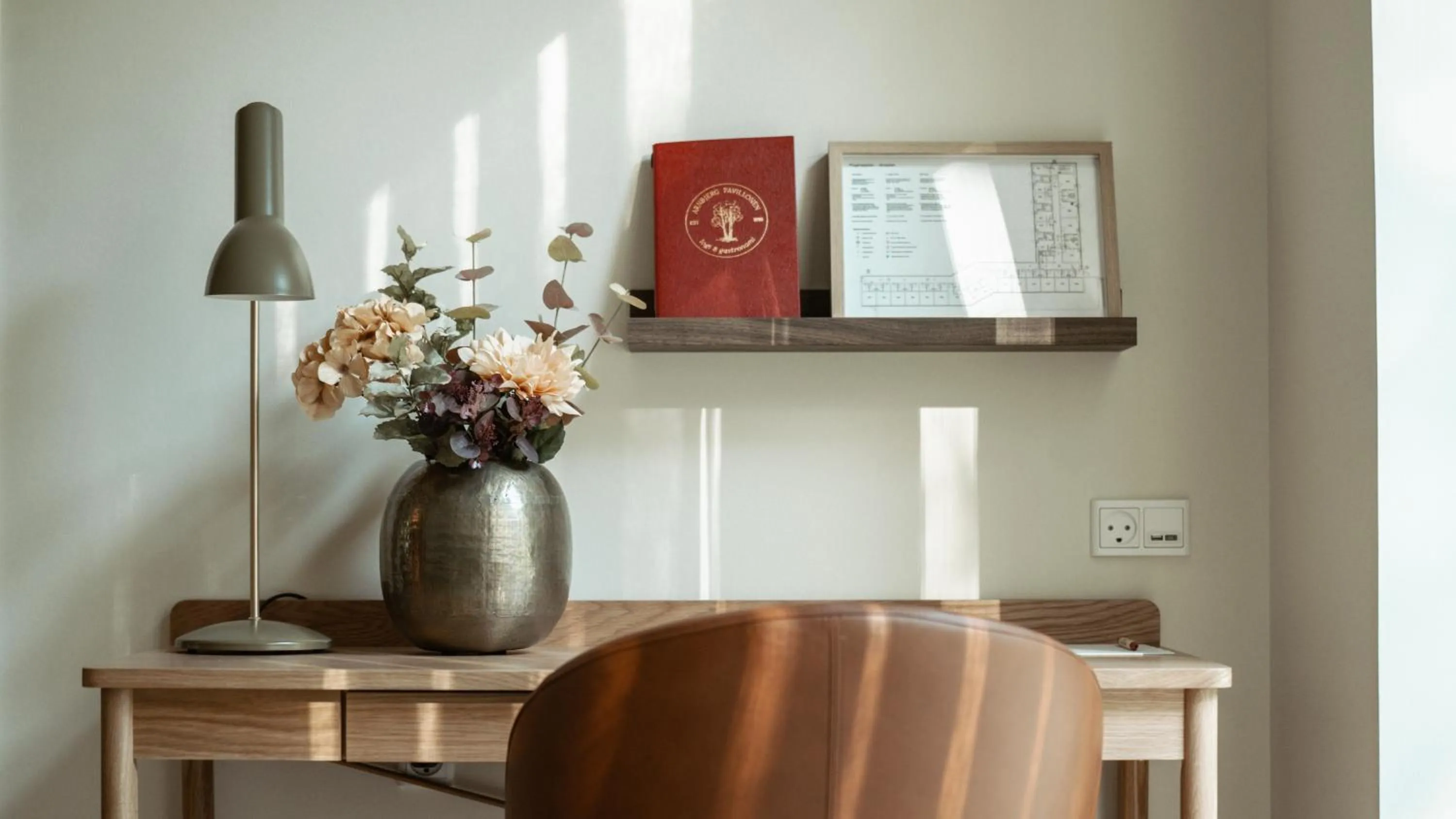 Seating area in Arnbjerg Pavillonen