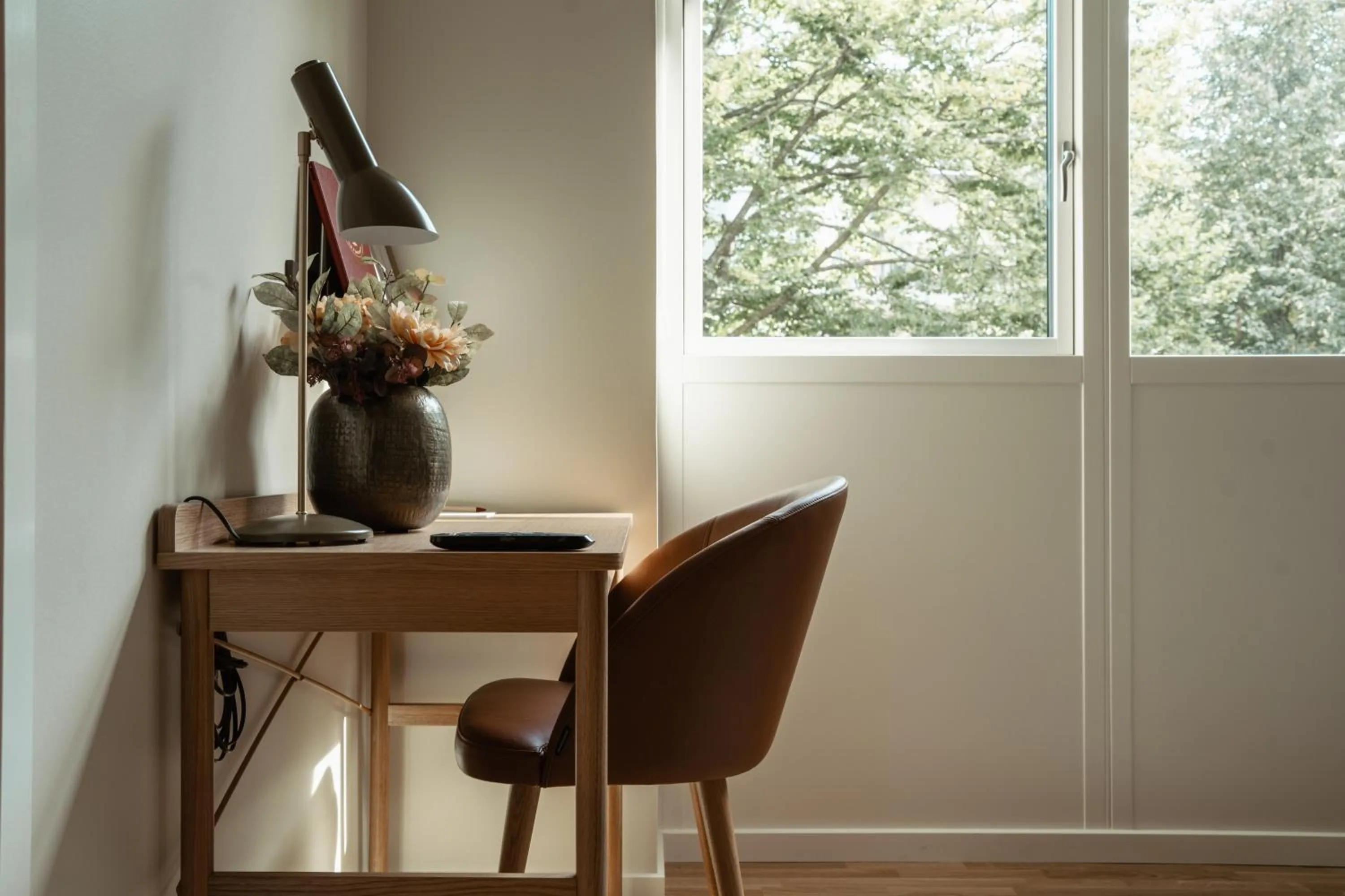 Seating area in Arnbjerg Pavillonen