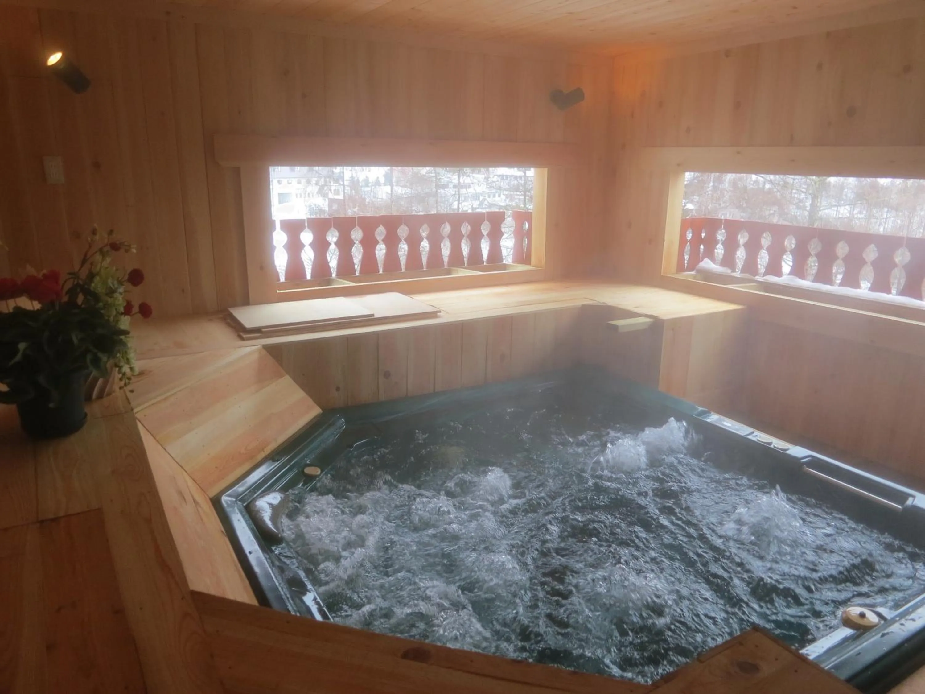 Open Air Bath in Hotel Andermatt