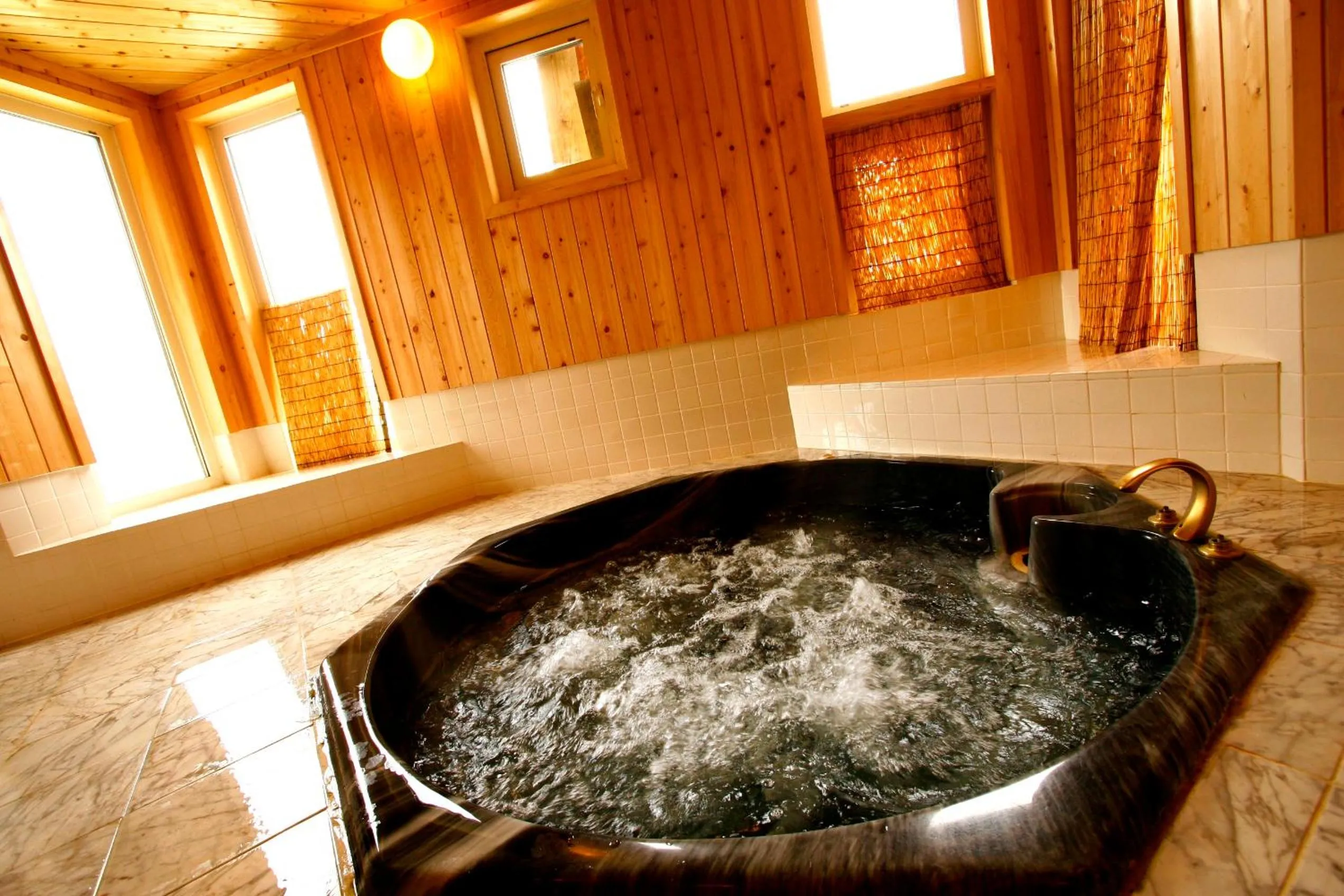 Hot Spring Bath in Hotel Andermatt