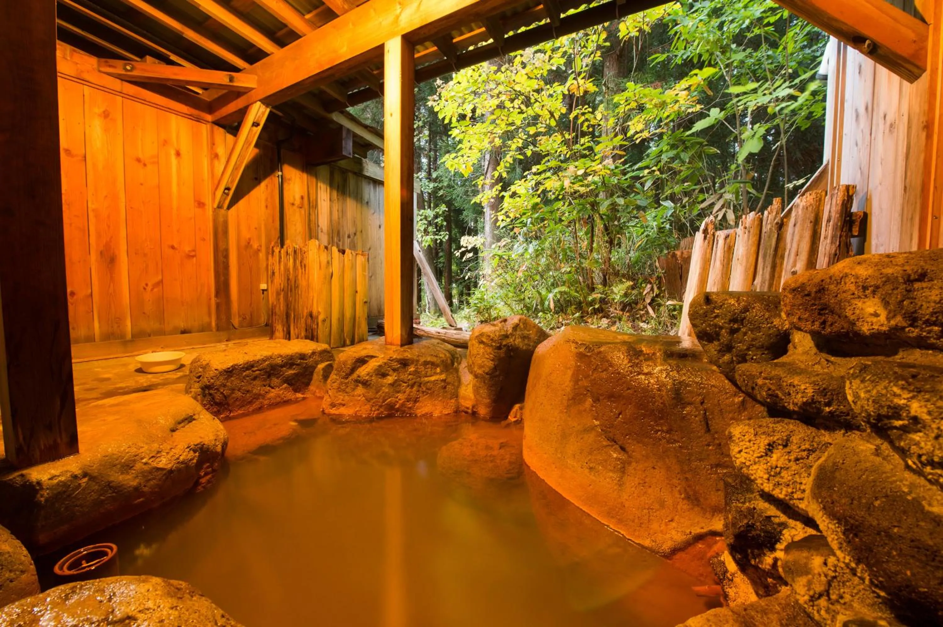 Hot Spring Bath in Yunohirakan