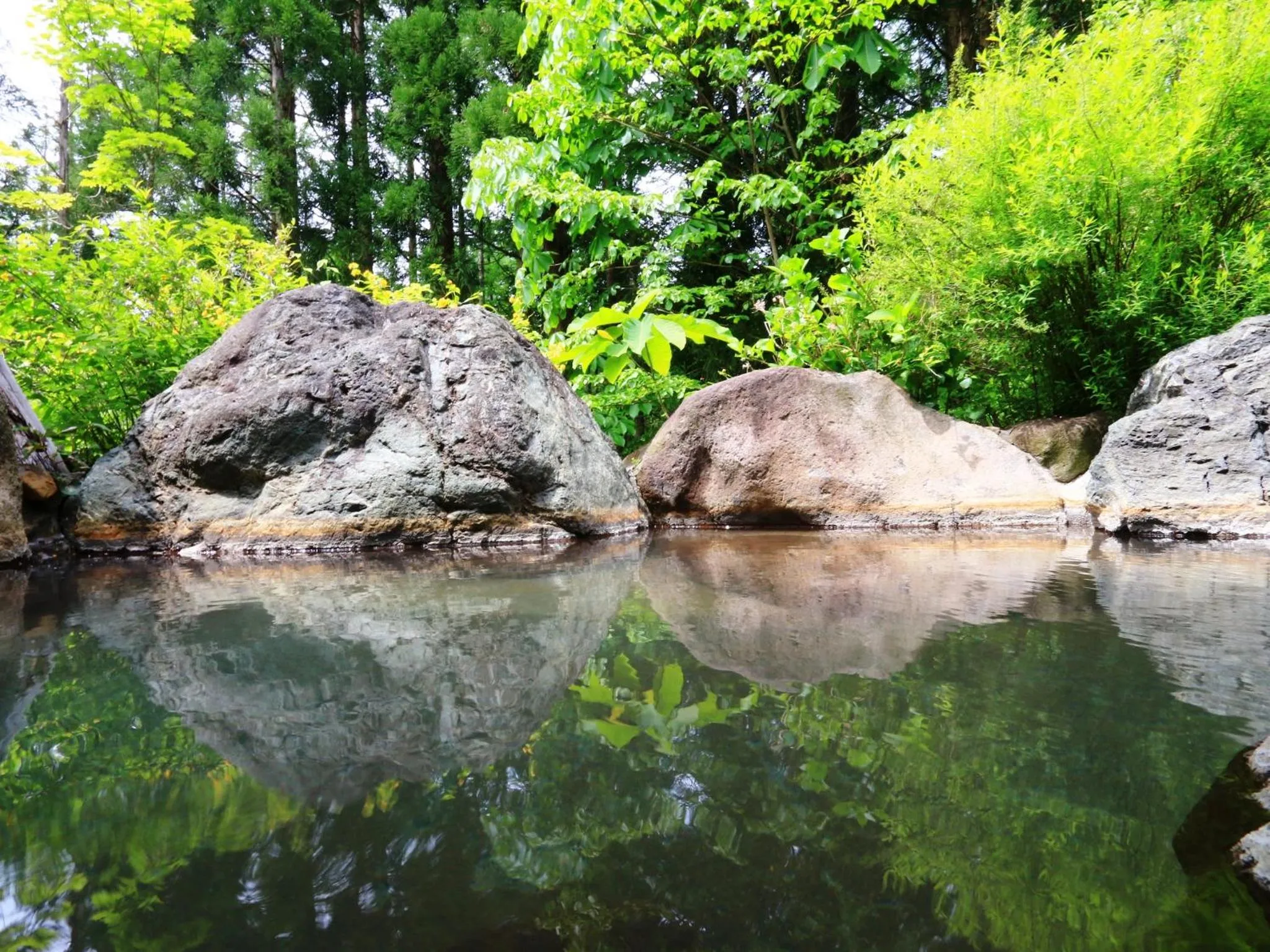 Hot Spring Bath in Yunohirakan