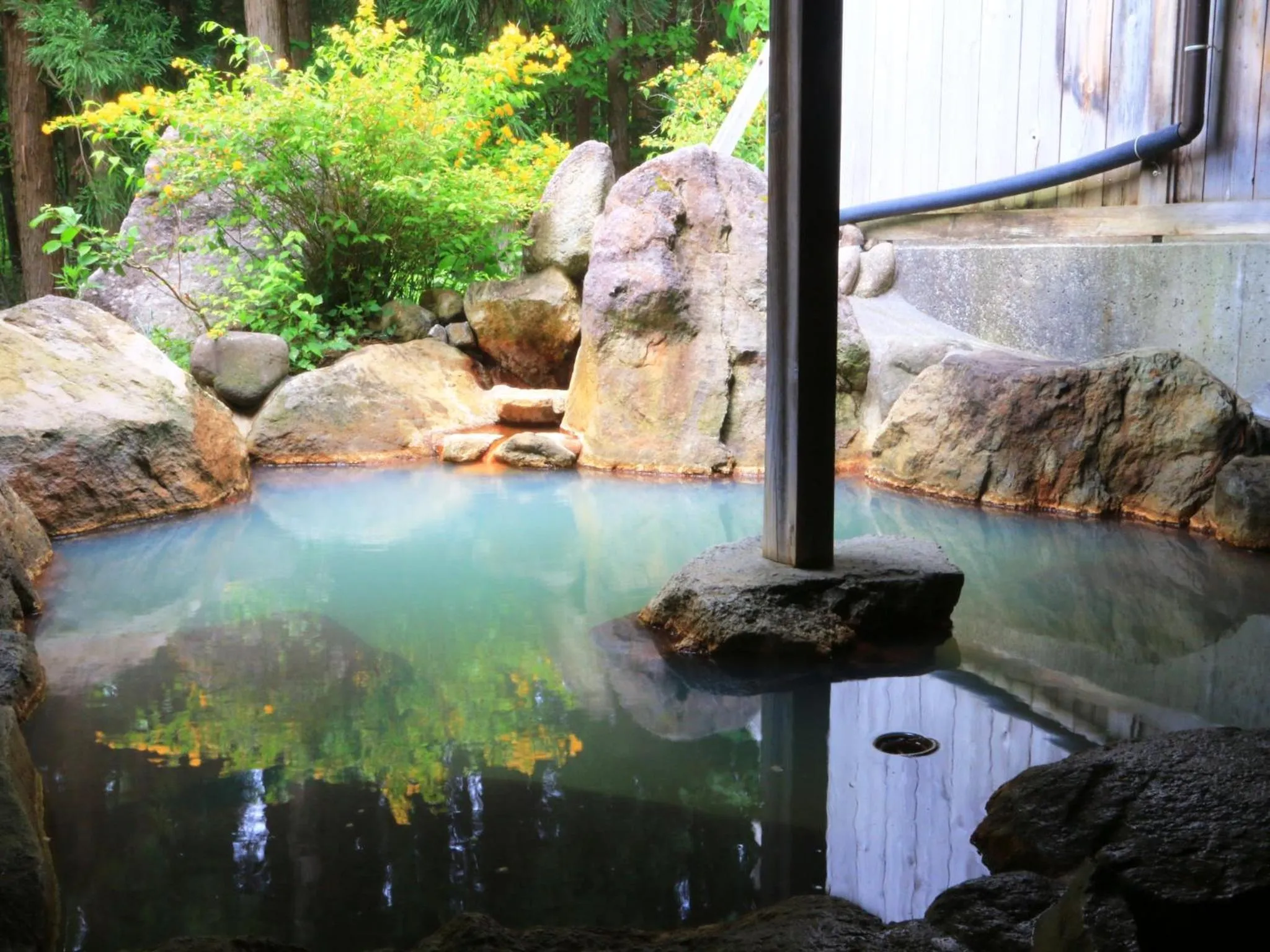 Hot Spring Bath in Yunohirakan