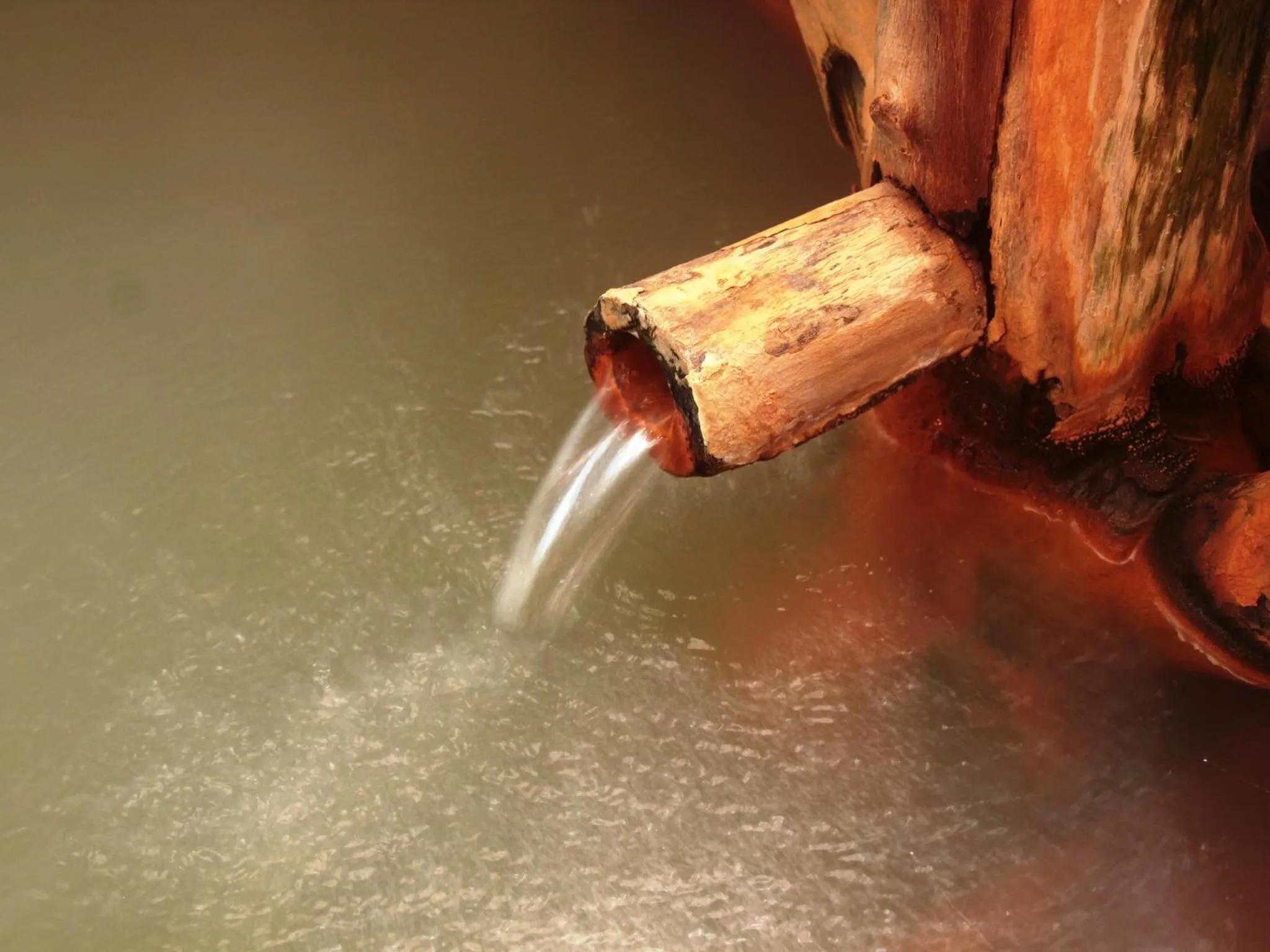 Hot Spring Bath in Yunohirakan