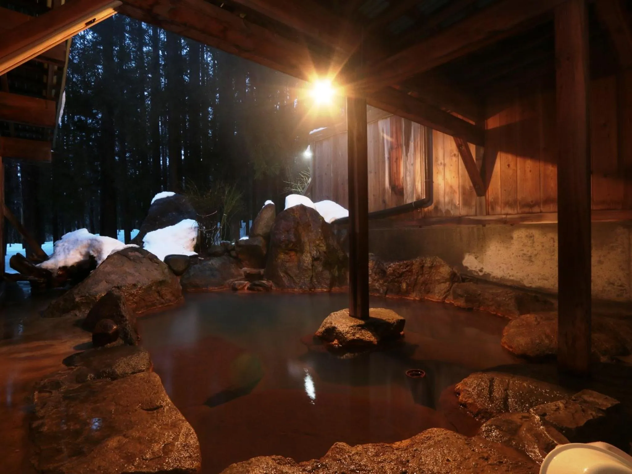 Hot Spring Bath in Yunohirakan