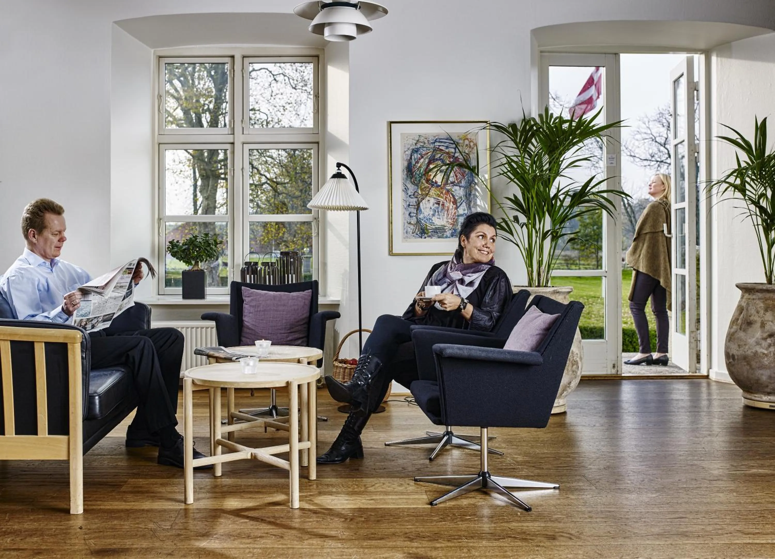 Living room in Haraldskær Sinatur Hotel & Konference