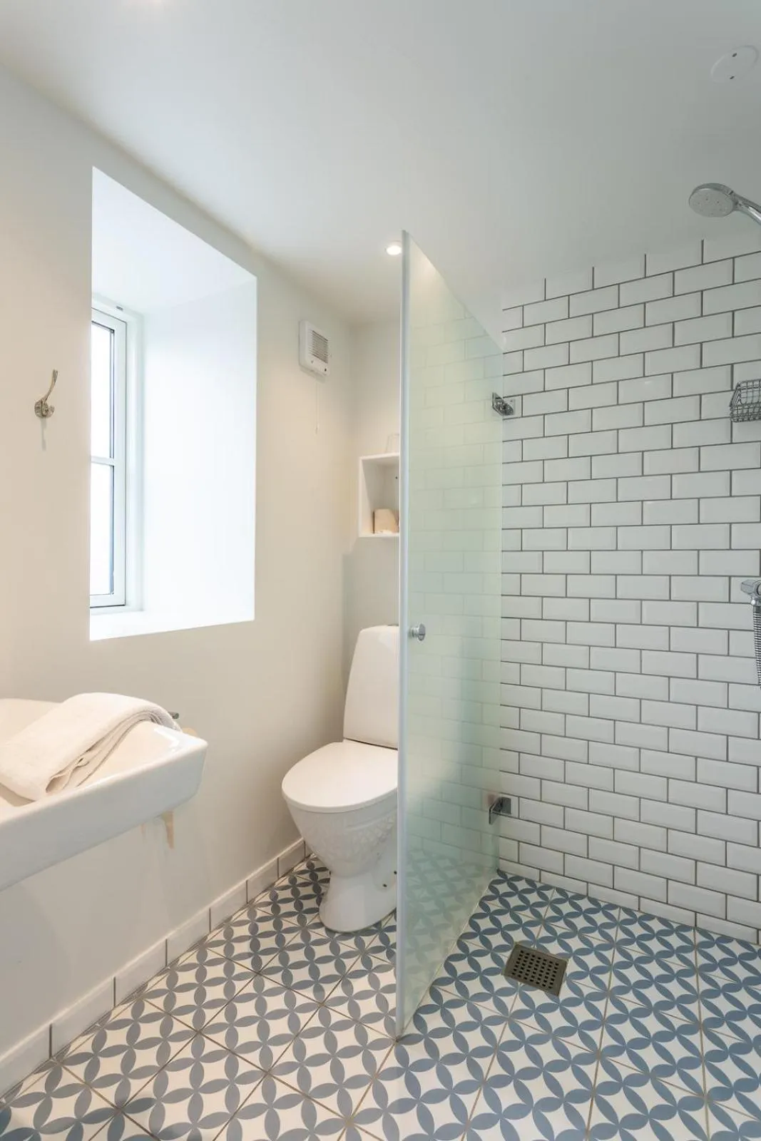 Toilet in Rødvig Kro og Badehotel