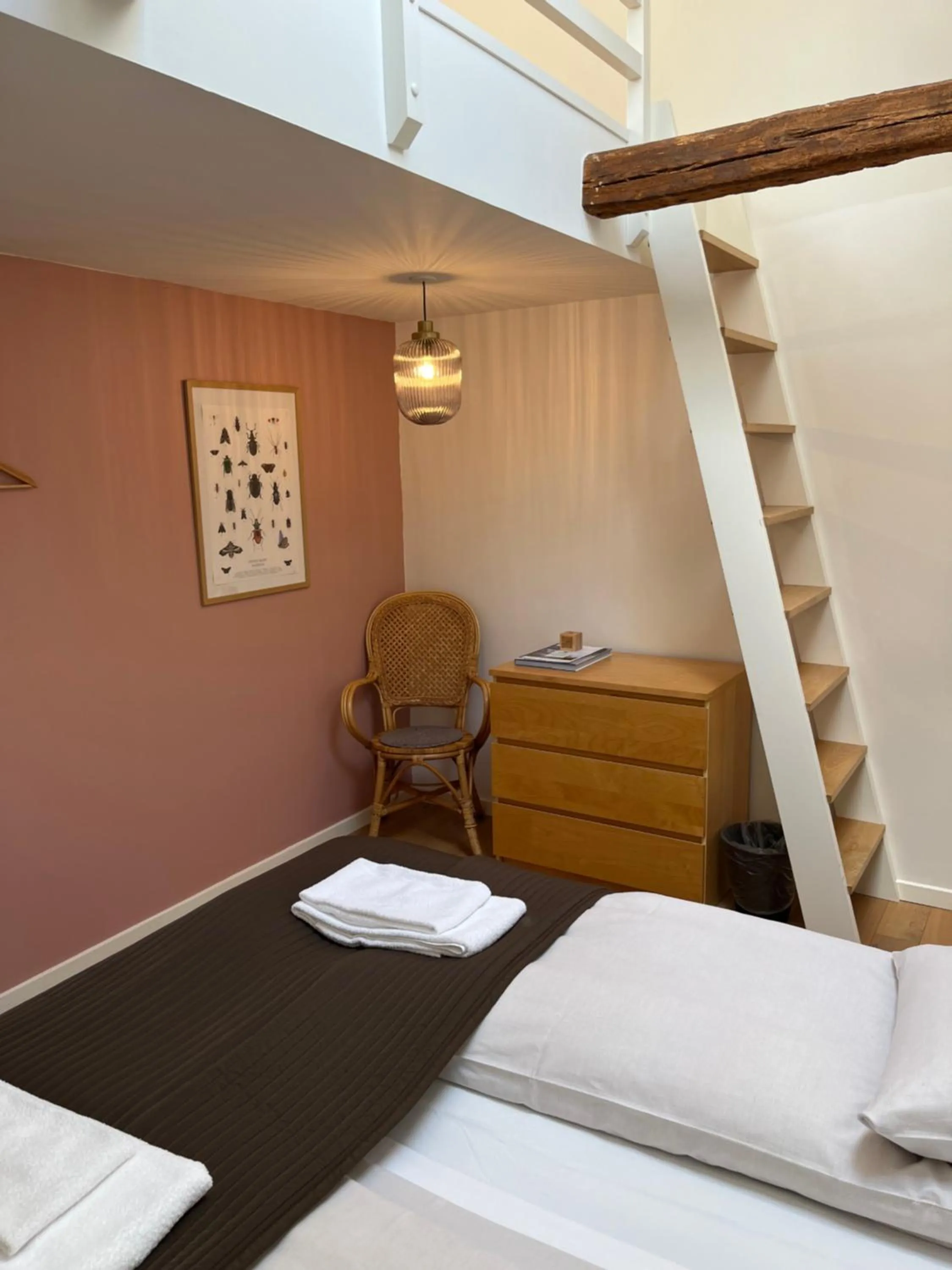 Bed in Rødvig Kro og Badehotel