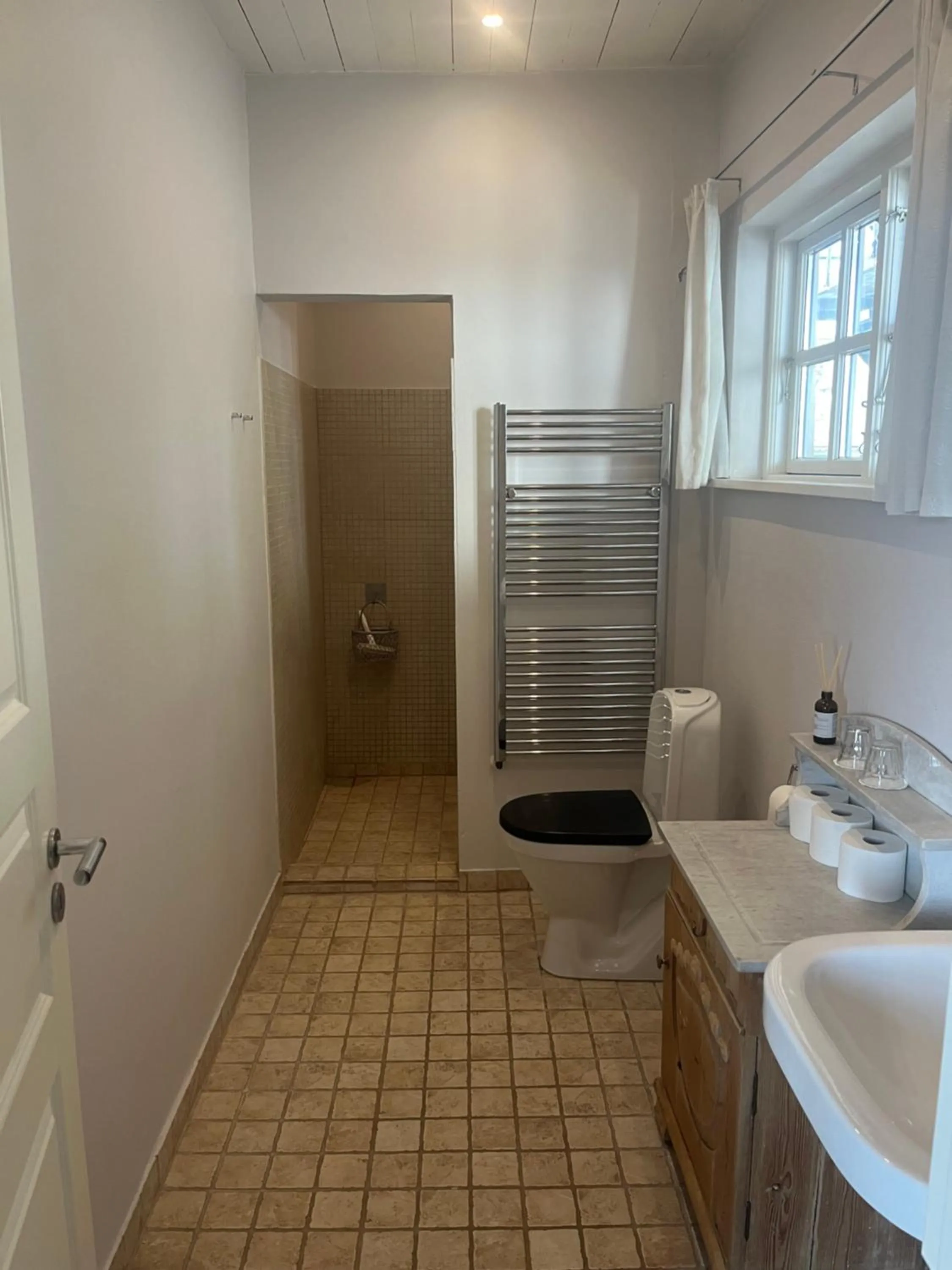 Toilet in Rødvig Kro og Badehotel