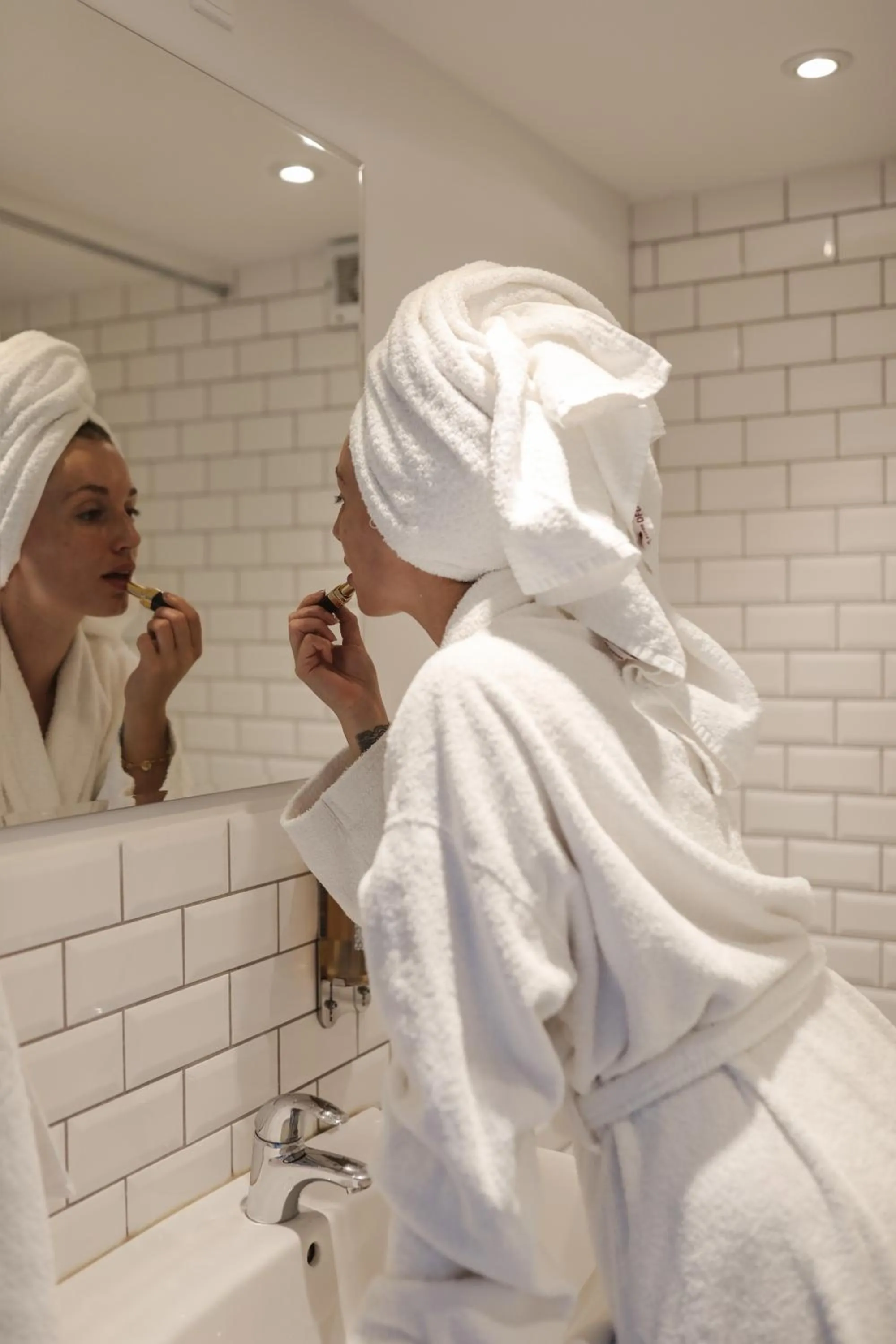 Bathroom in Rødvig Kro og Badehotel