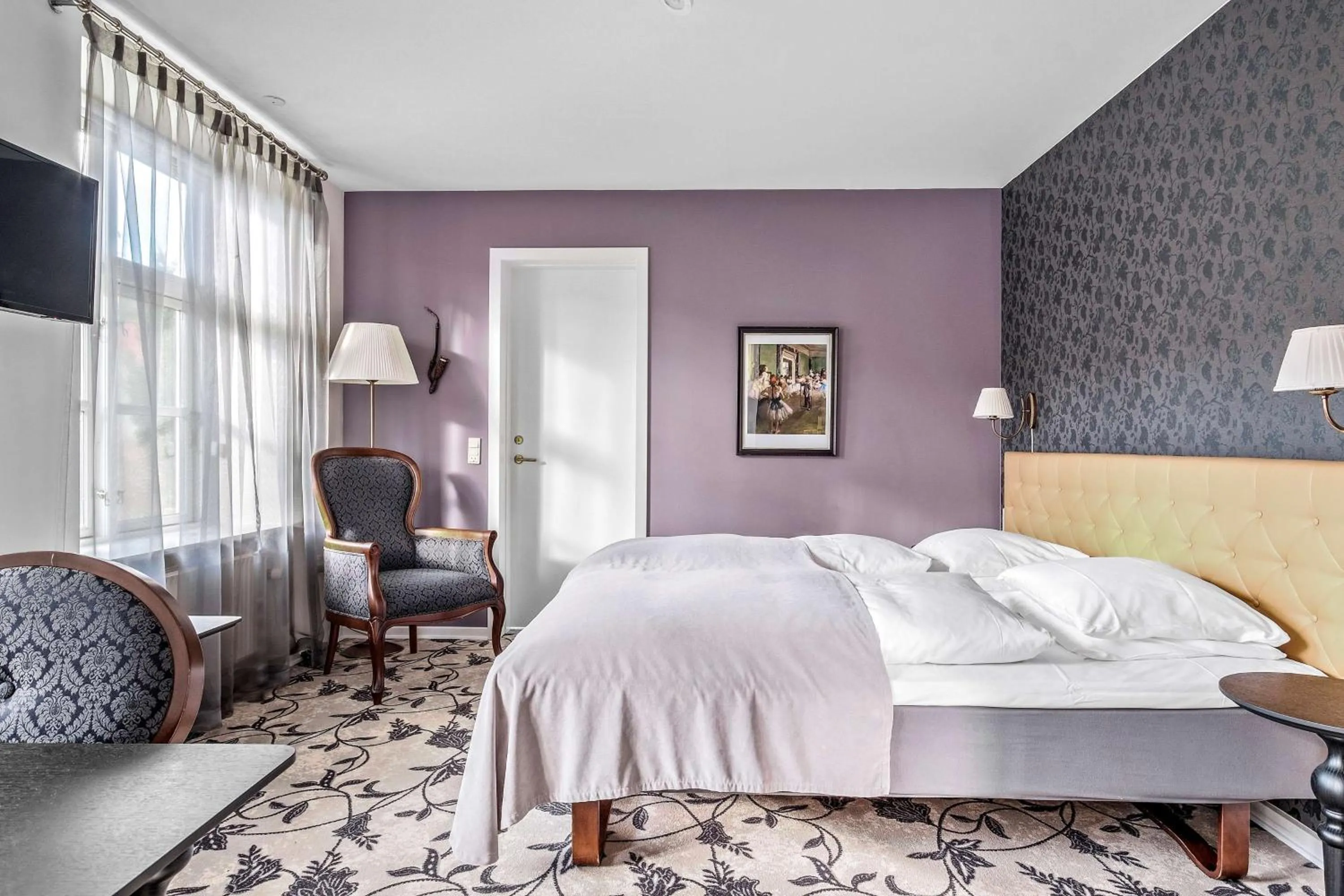 Bedroom, Bed in Gl Skovridergaard