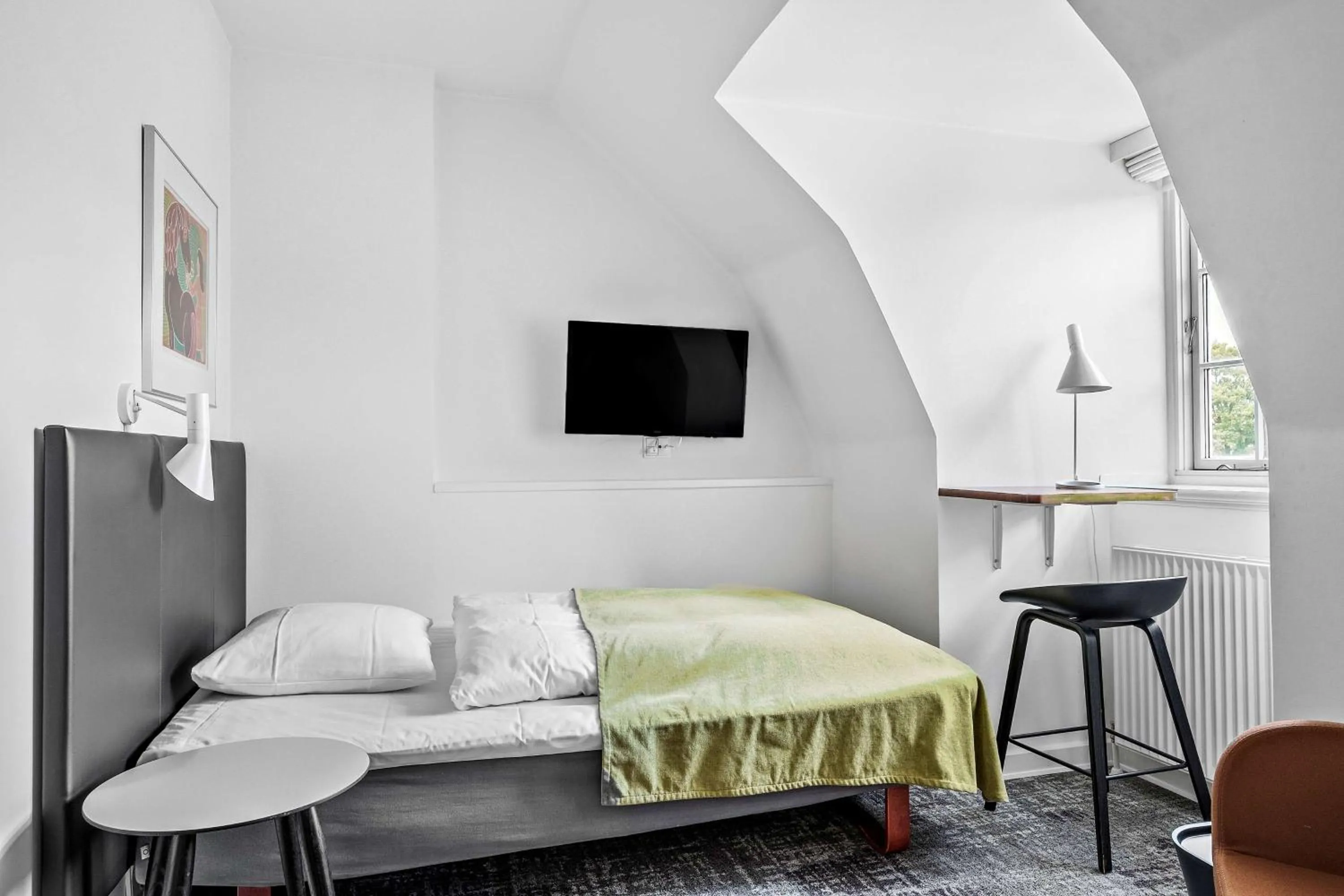 Bedroom, Bed in Gl Skovridergaard