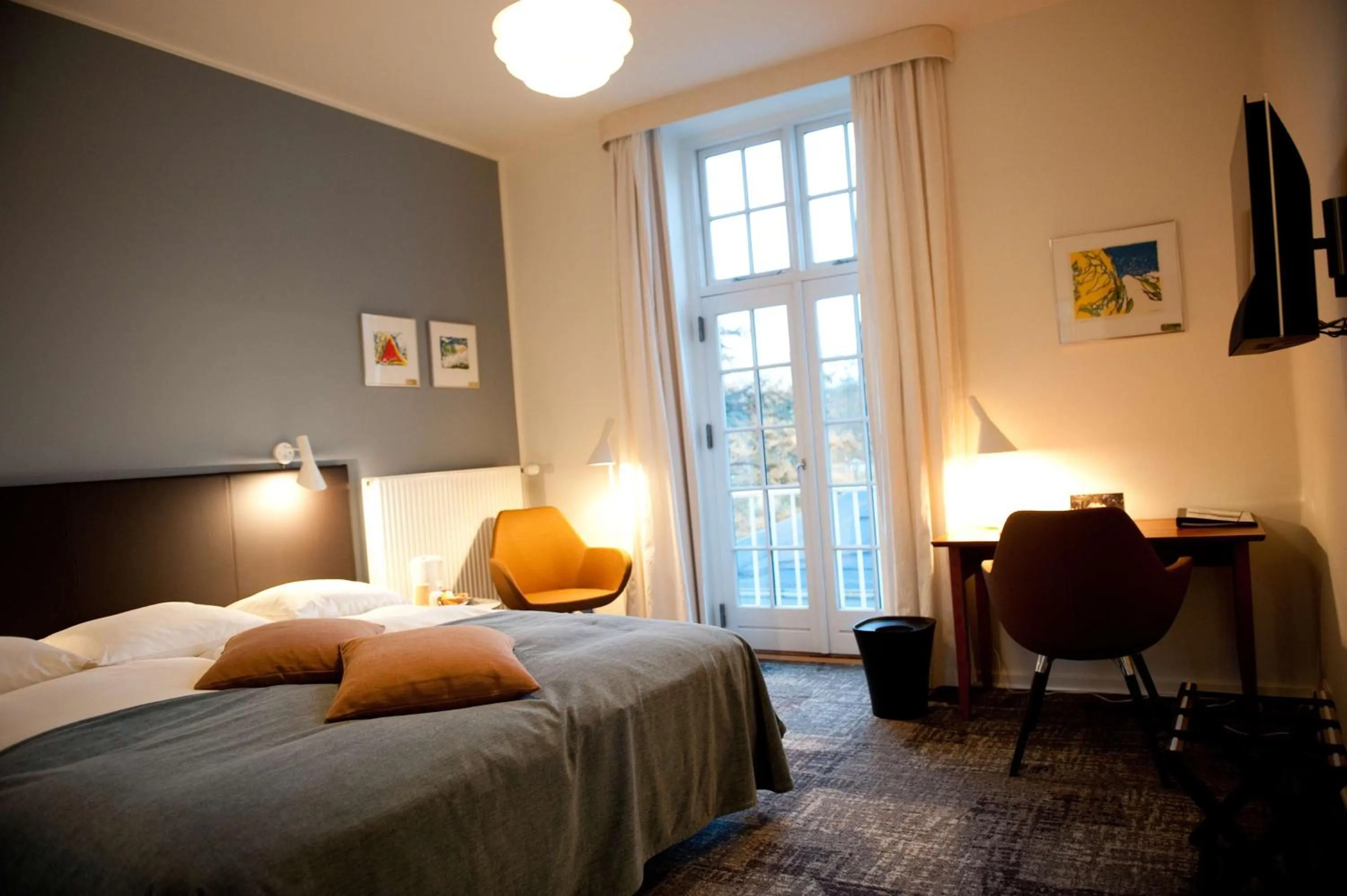 Photo of the whole room, Bed in Gl Skovridergaard