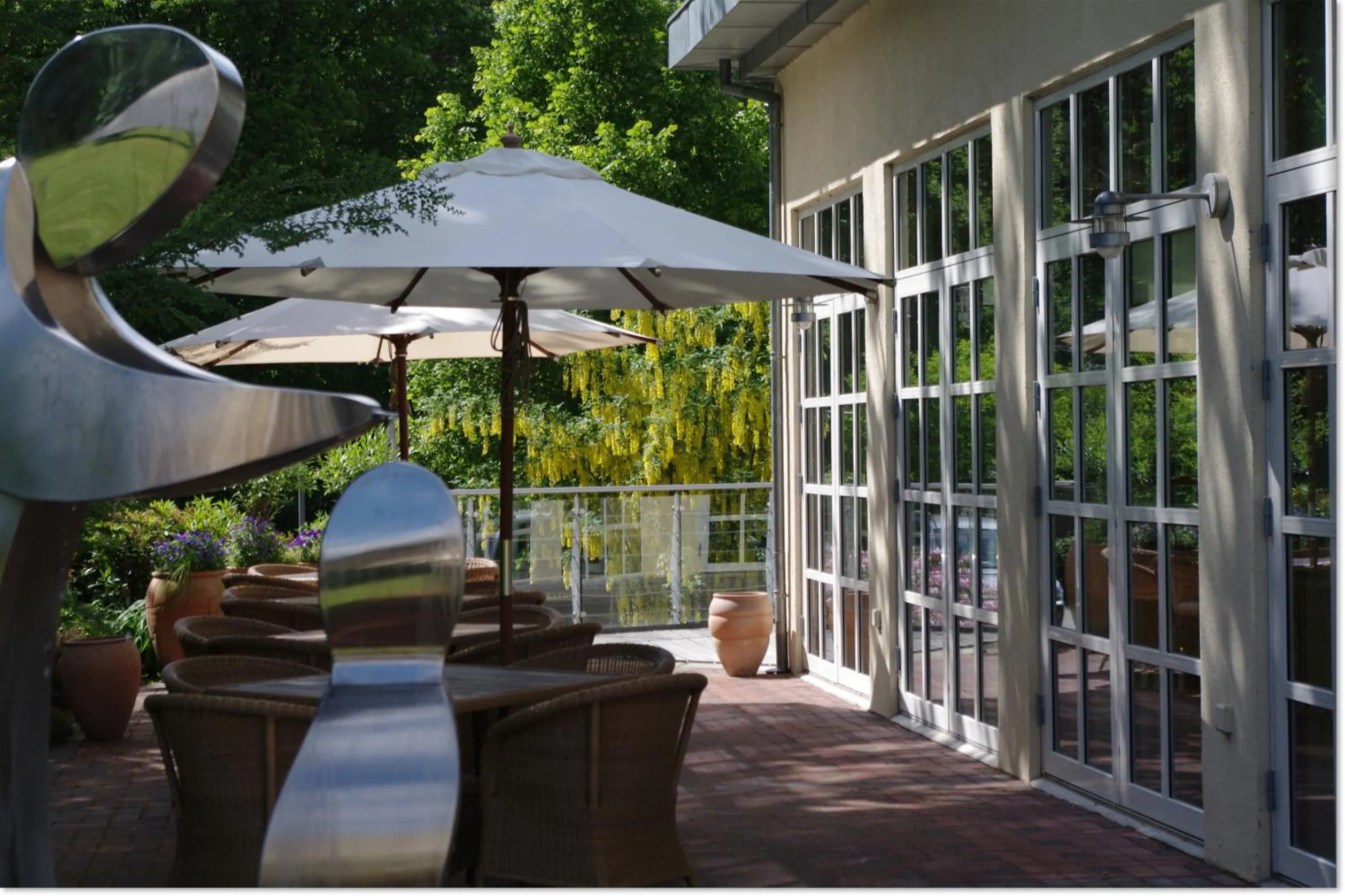 Patio in Gl Skovridergaard