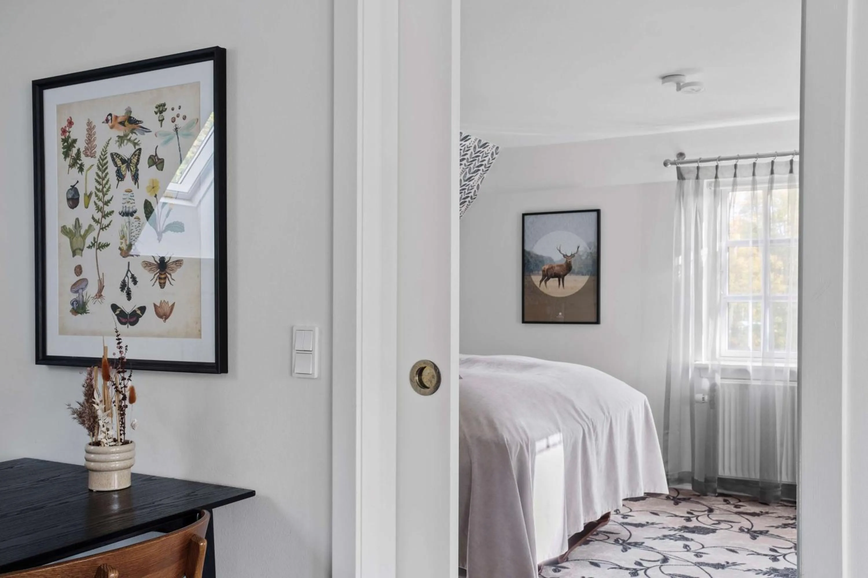 Bedroom, Bed in Gl Skovridergaard