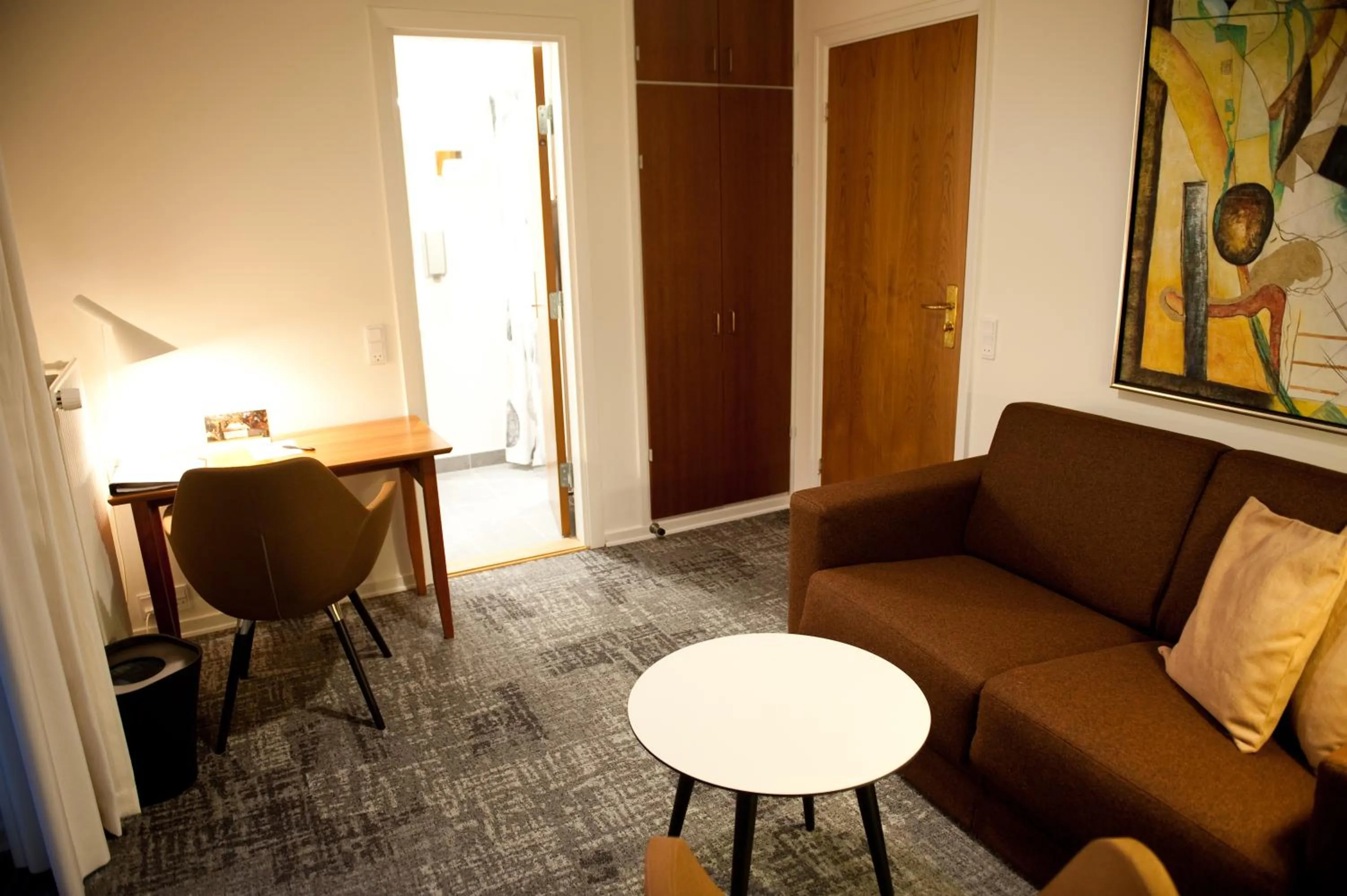 Living room in Gl Skovridergaard