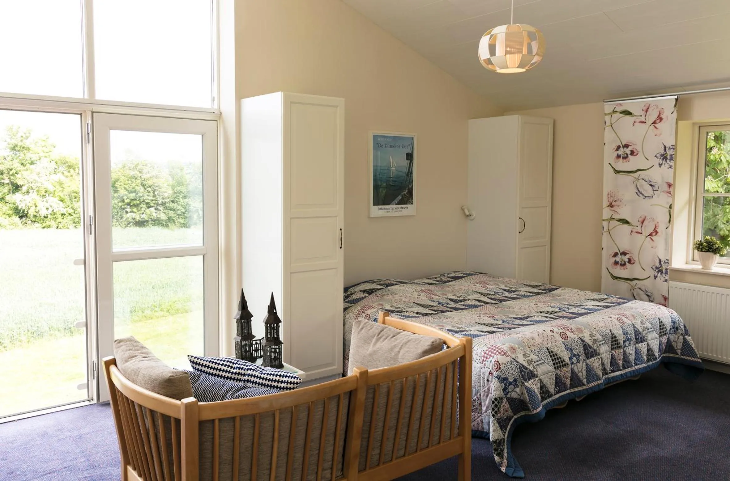 Photo of the whole room, Bed in Tiendegaarden Møns Klint