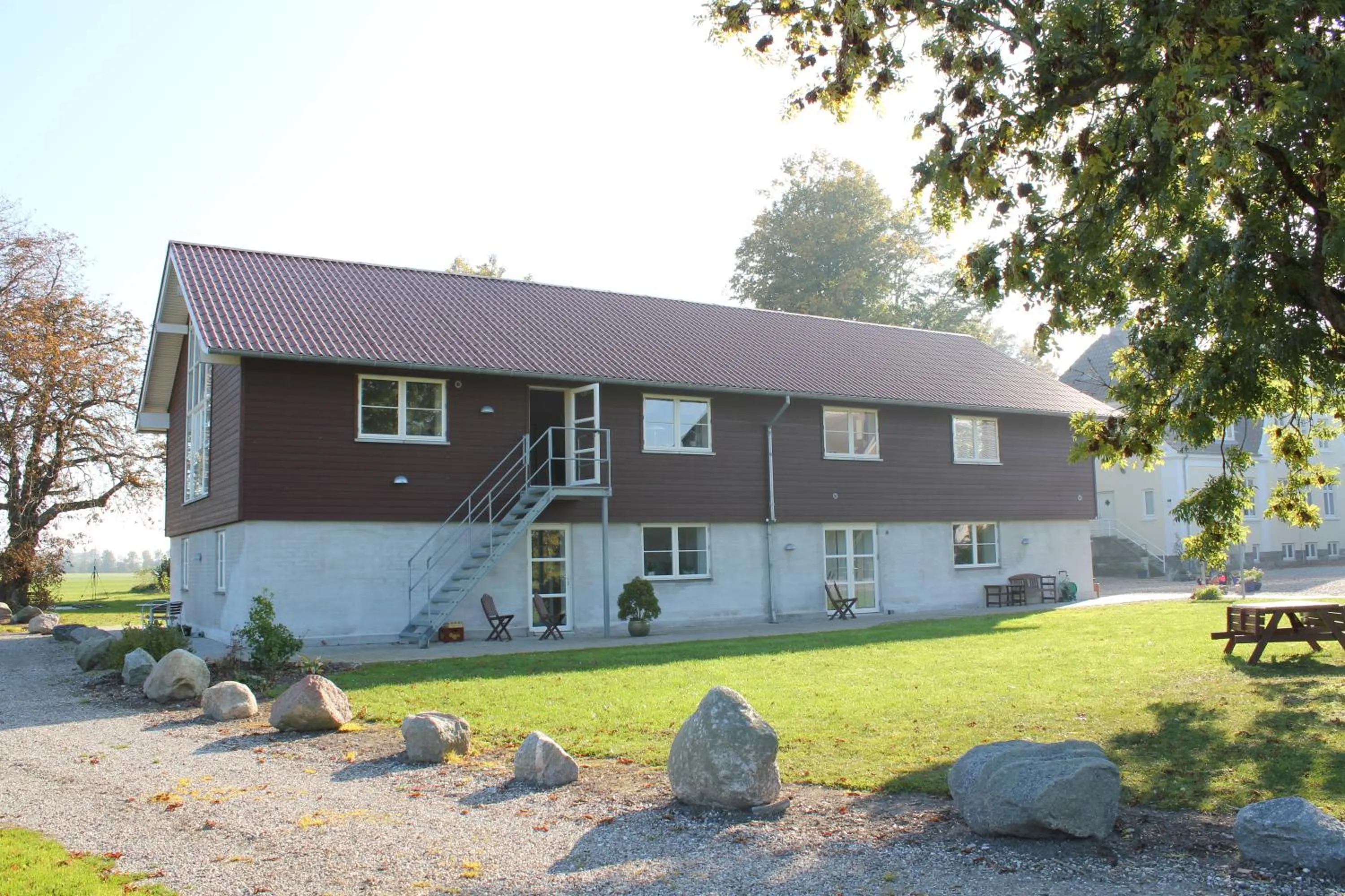 Facade/entrance in Tiendegaarden Møns Klint