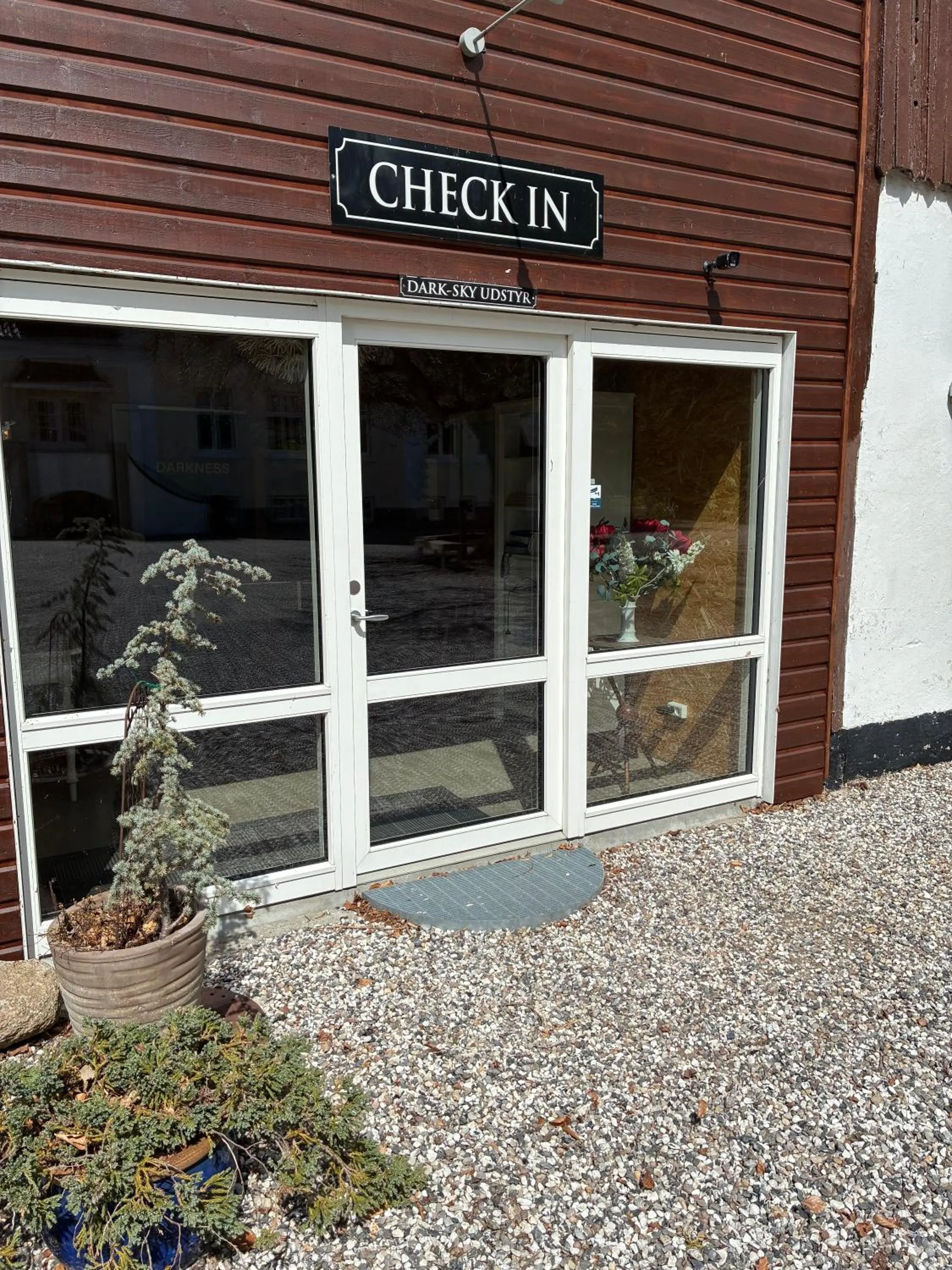 Facade/entrance in Tiendegaarden Møns Klint