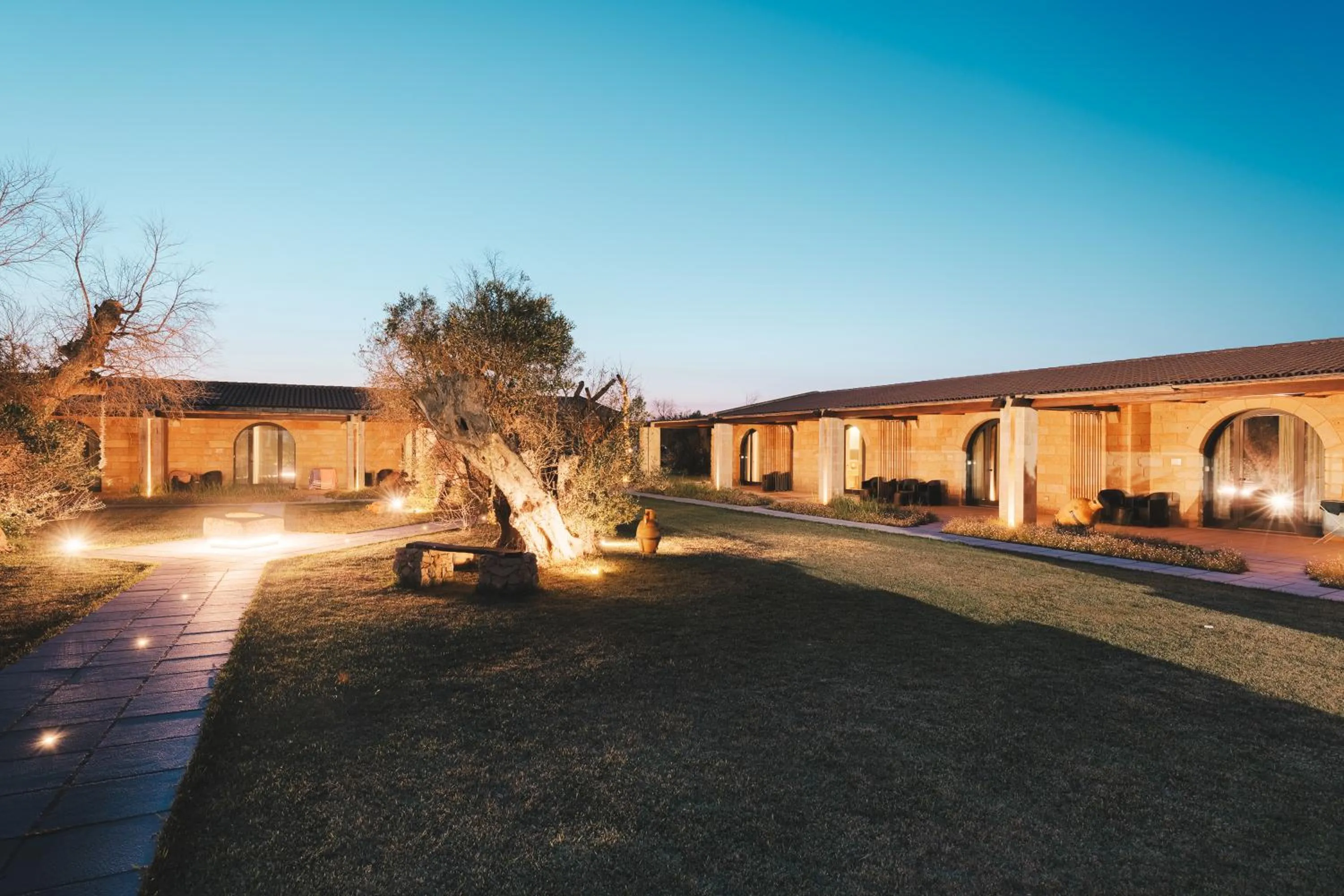Patio in Masseria Stali, The Originals Relais