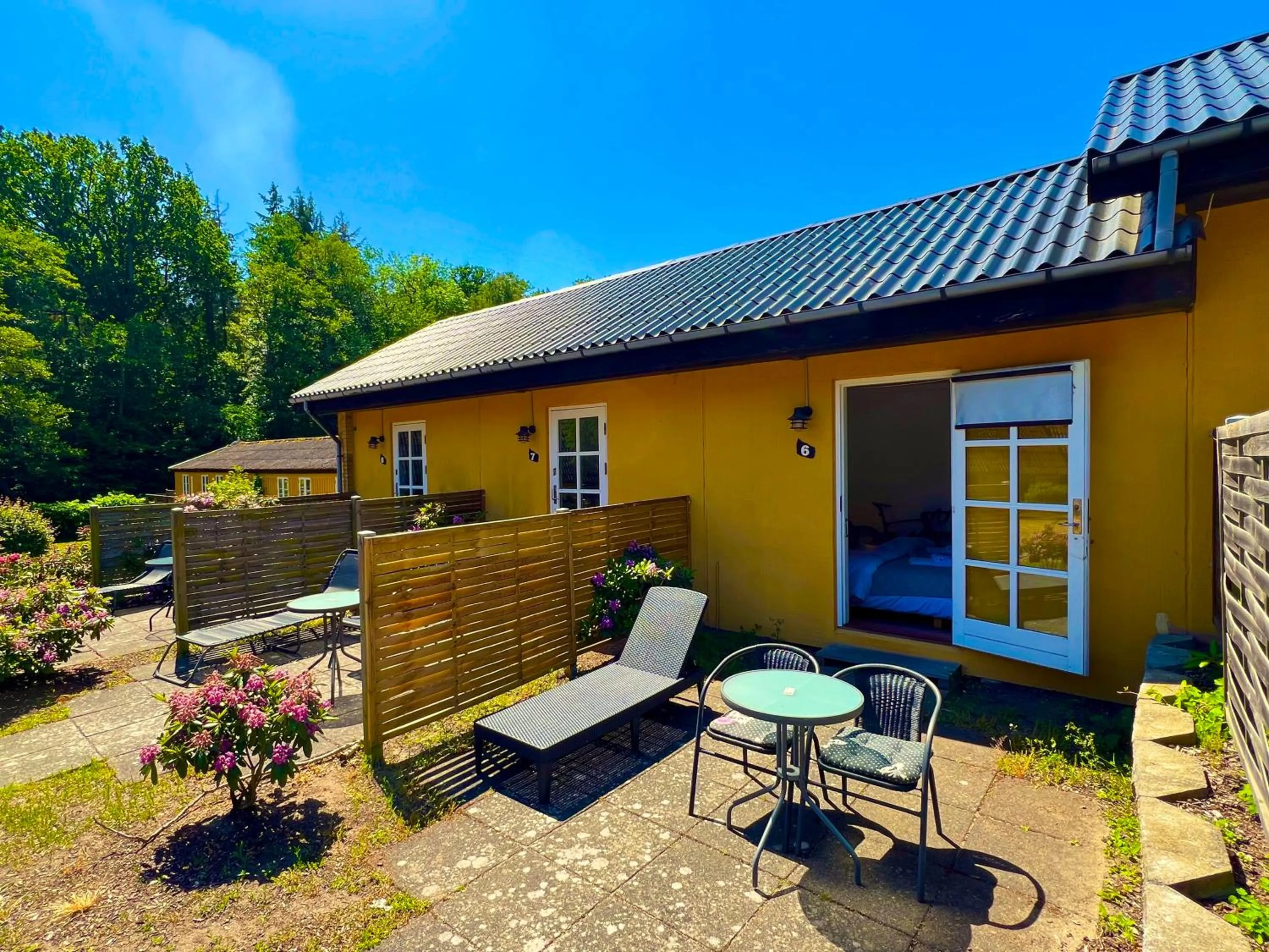 Garden in Hotel Skovly