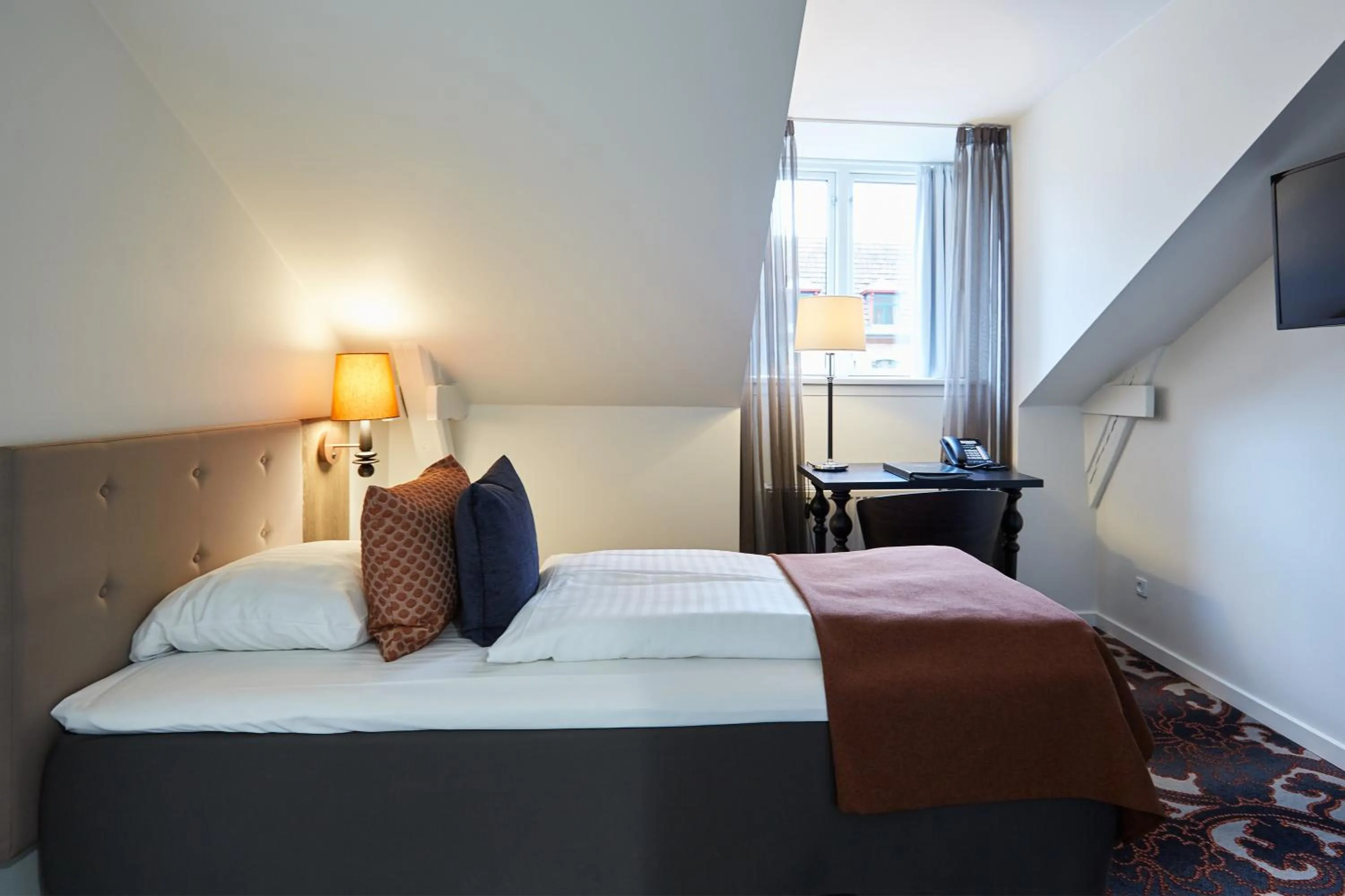 Bed in Hotel Vejlefjord