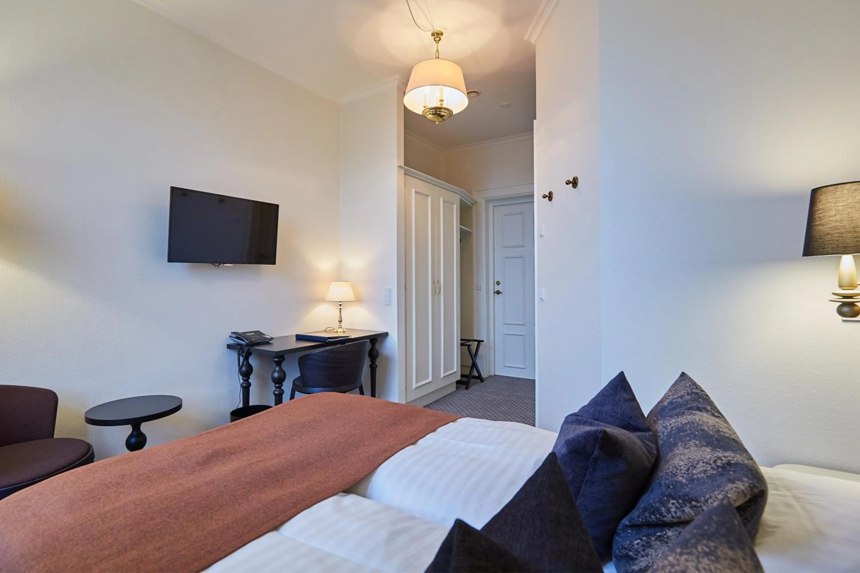 Bed in Hotel Vejlefjord