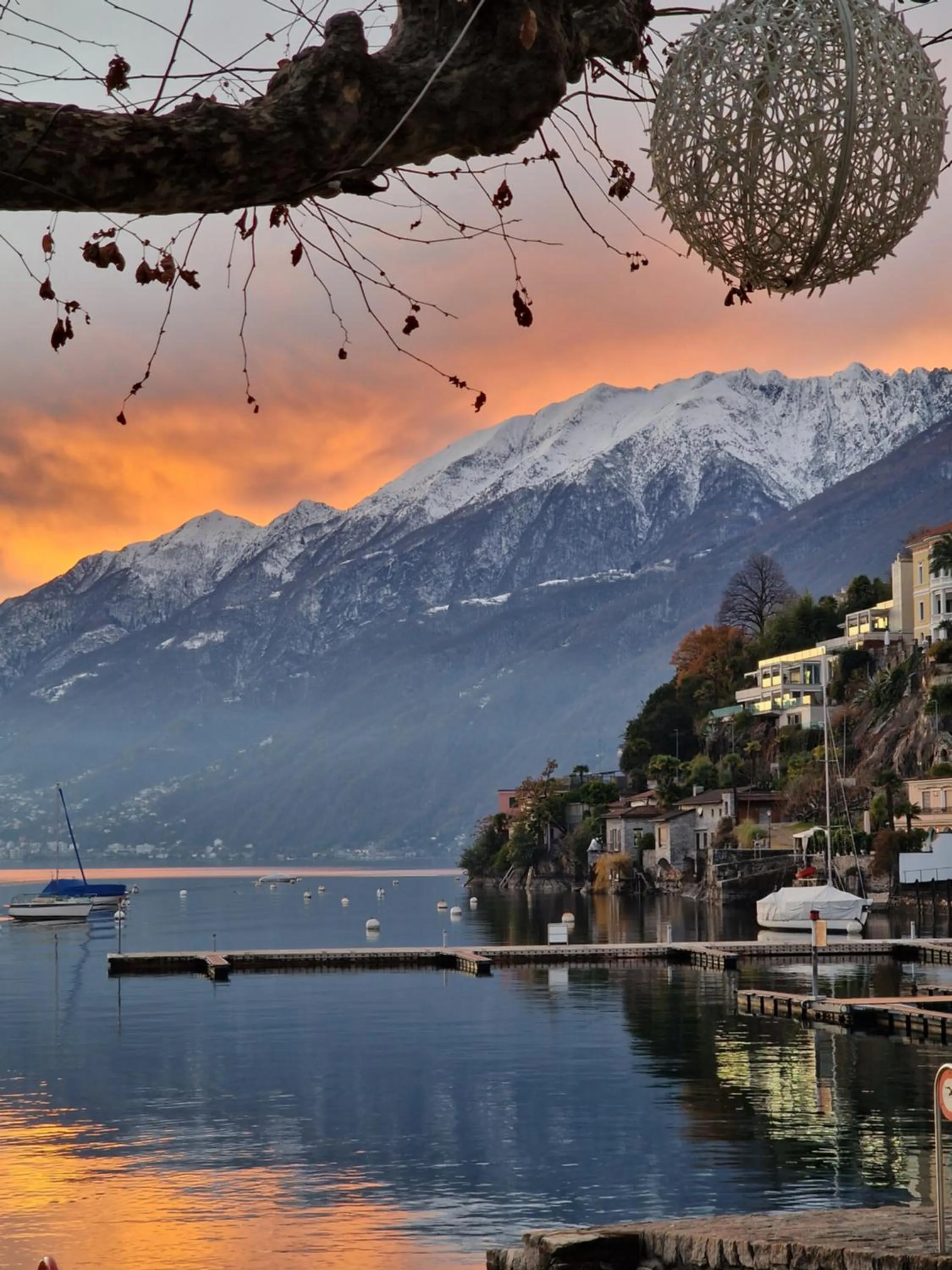 Lake view in Hotel Elvezia Ascona