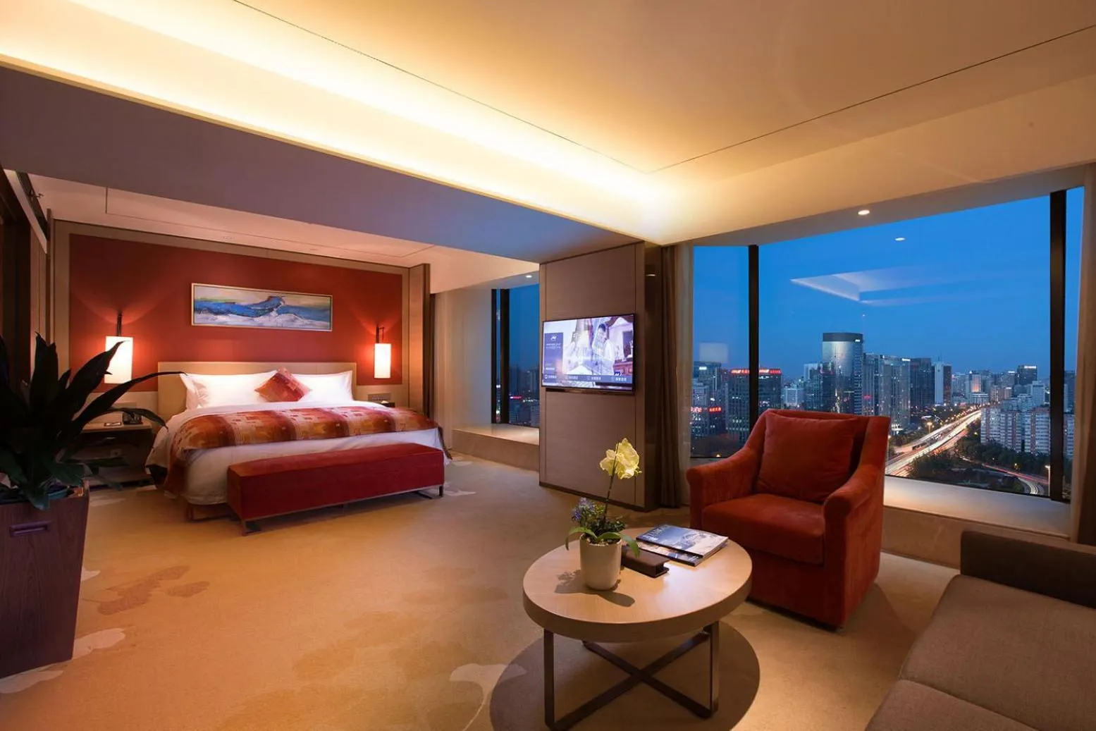 City View Deluxe King-bed Room   in Grand Metropark Hotel Beijing