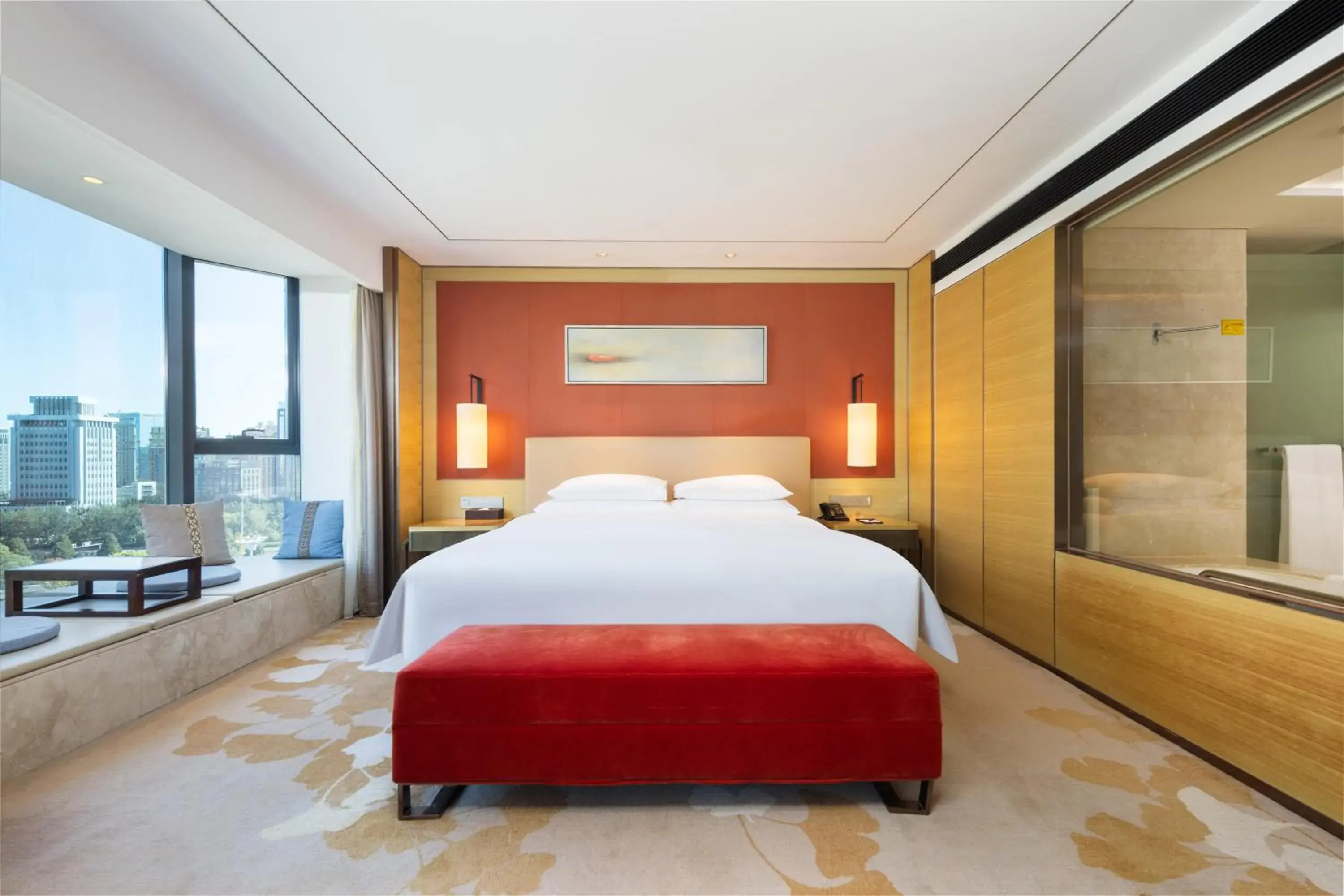 City View Deluxe King-bed Room in Grand Metropark Hotel Beijing City View Deluxe King-bed Room in Grand Metropark Hotel Beijing