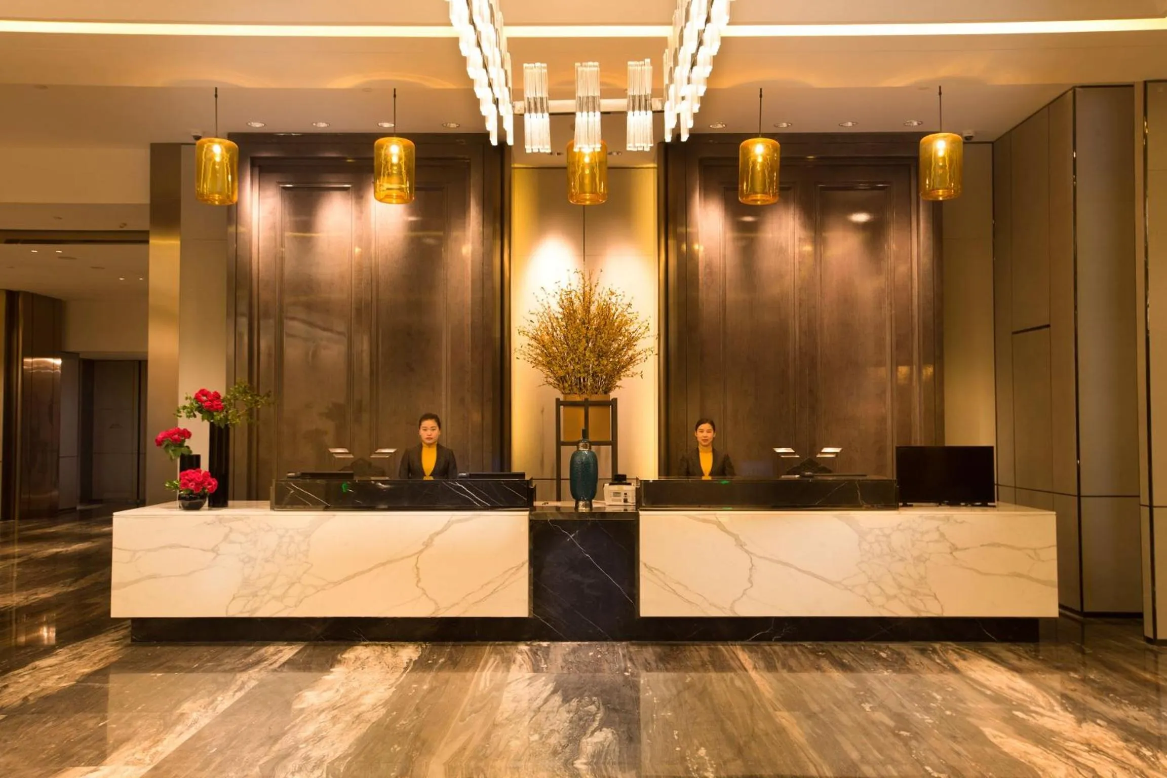 Lobby or reception in Grand Metropark Hotel Beijing