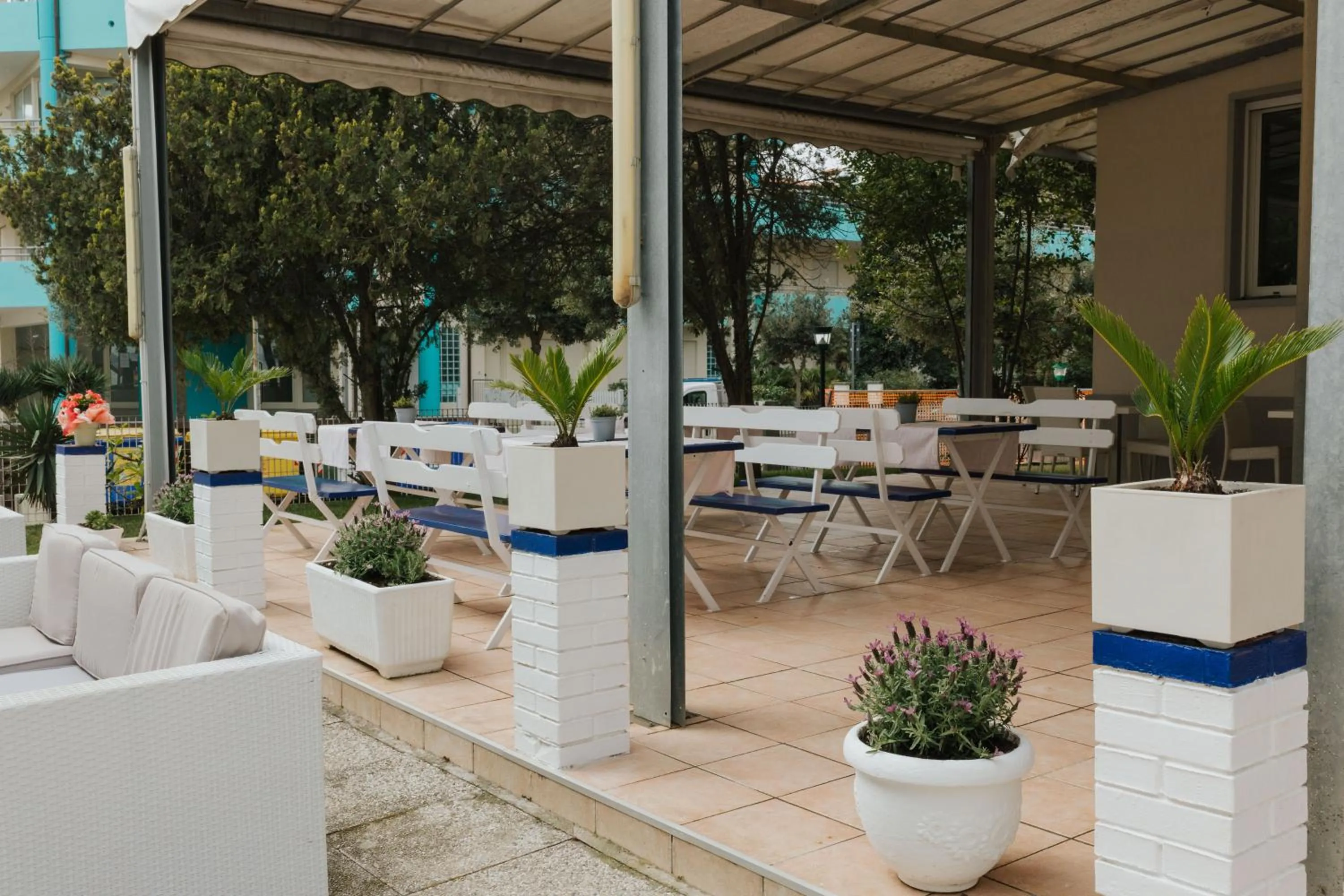 Seating area in Hotel Villa Franca