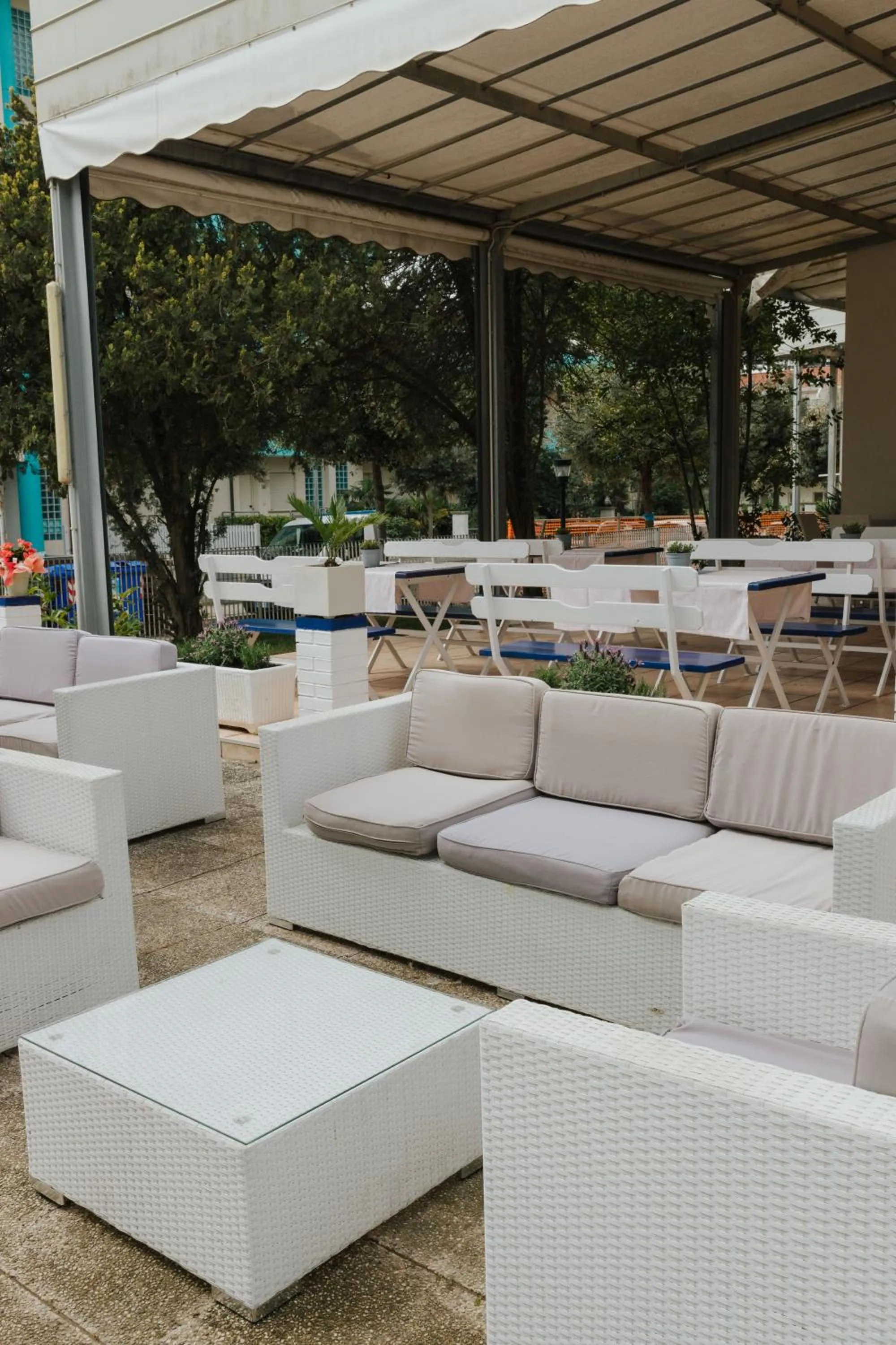 Seating area in Hotel Villa Franca