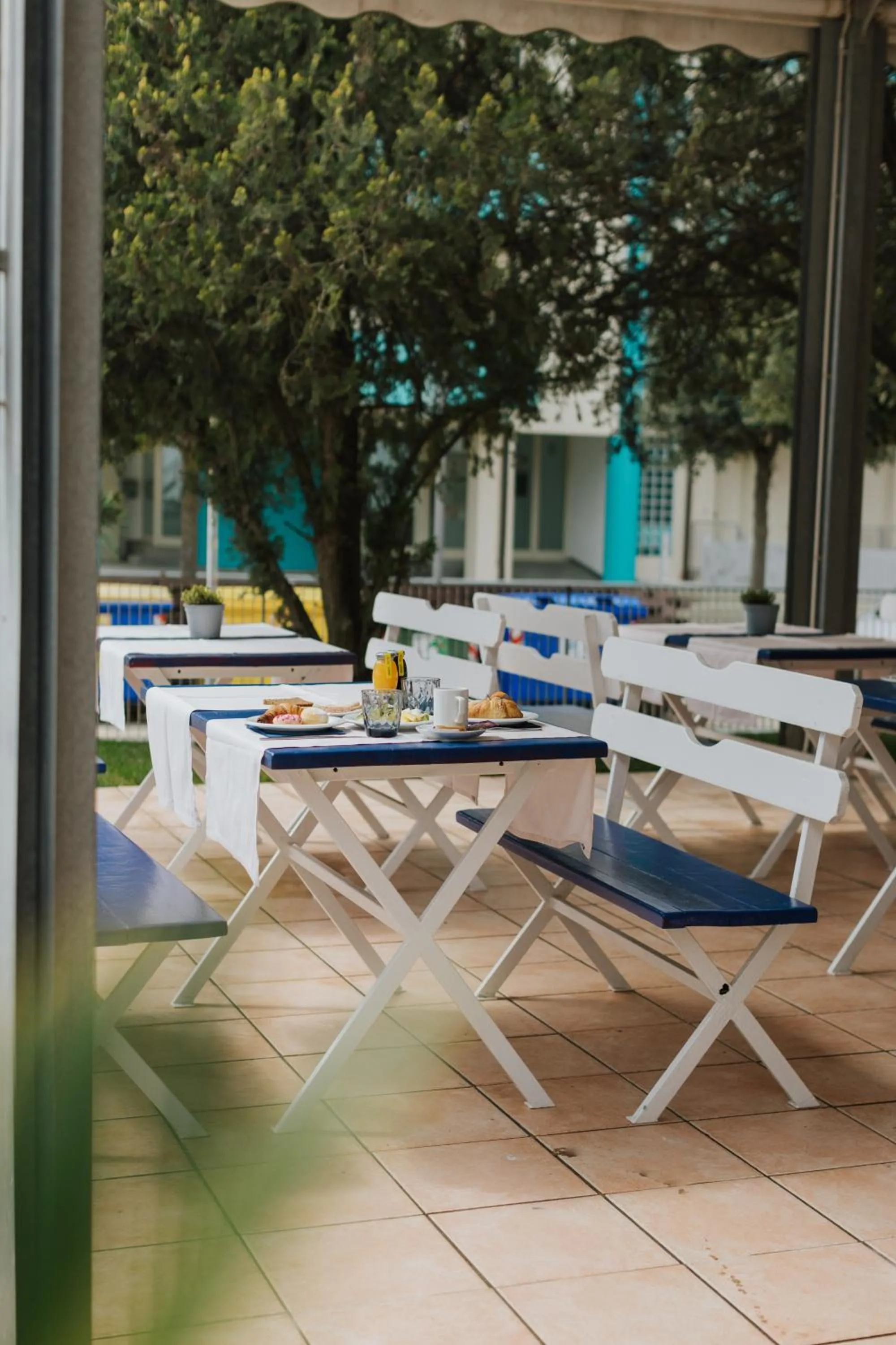 Patio in Hotel Villa Franca