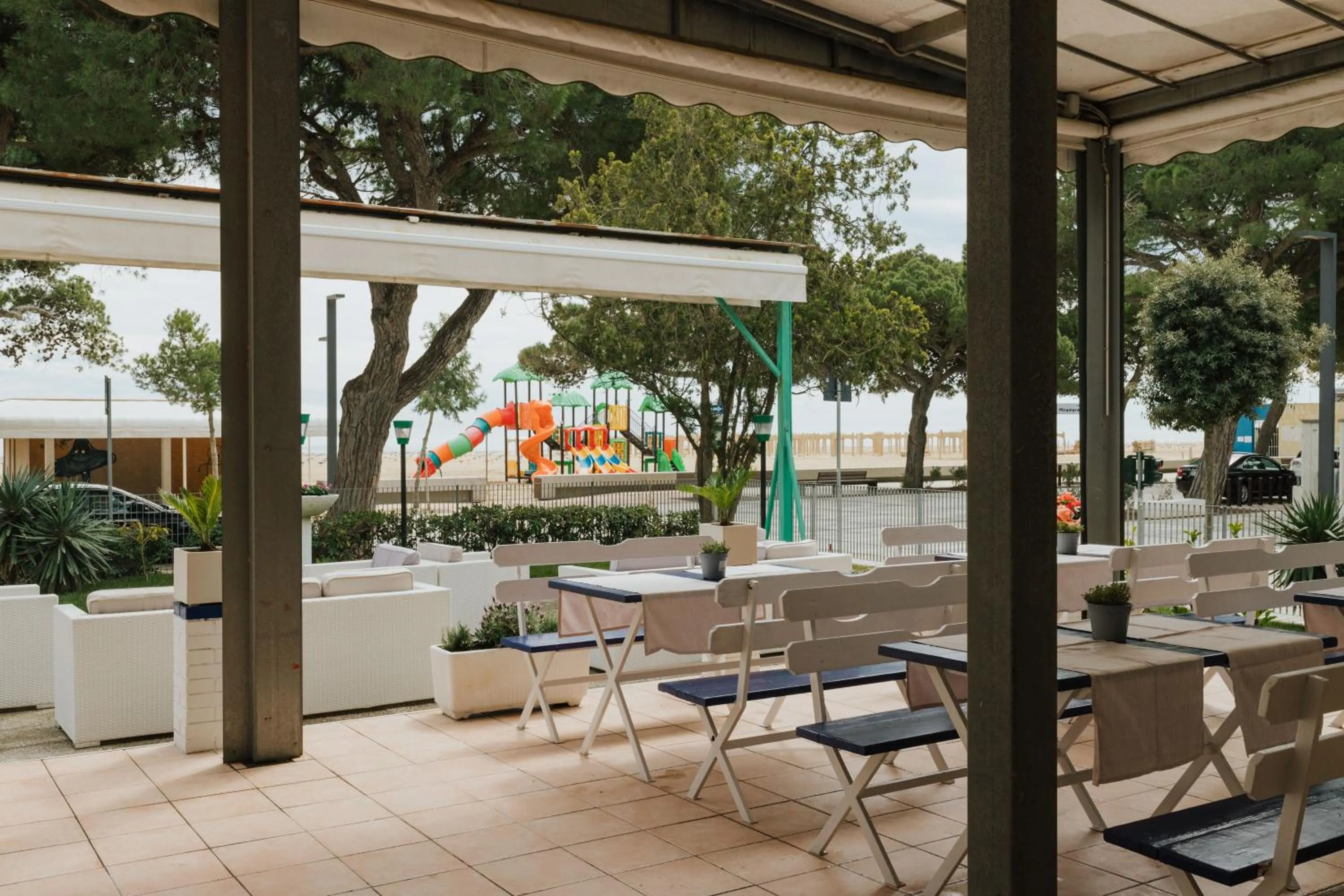 Patio in Hotel Villa Franca