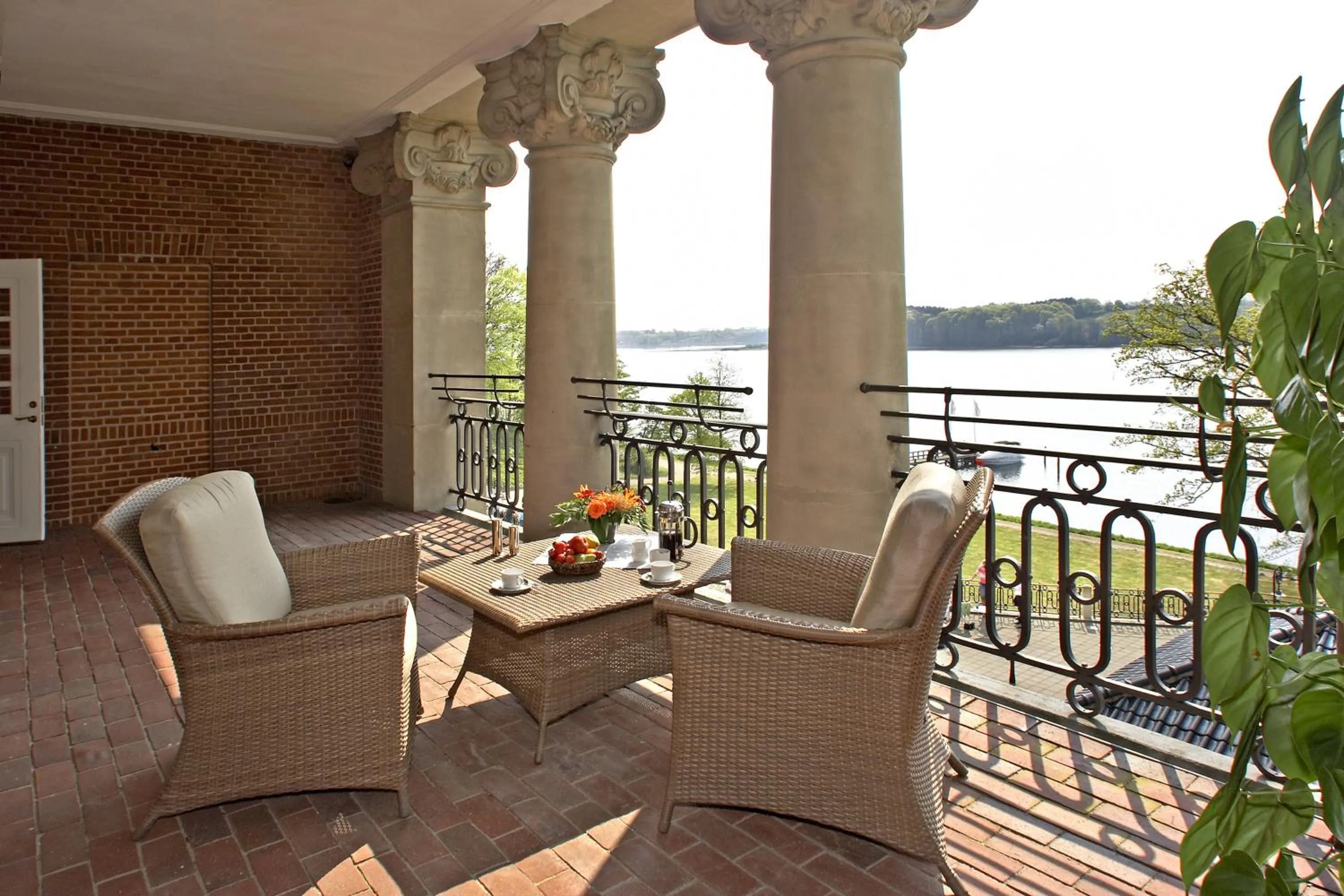 Balcony/Terrace in Hotel Koldingfjord