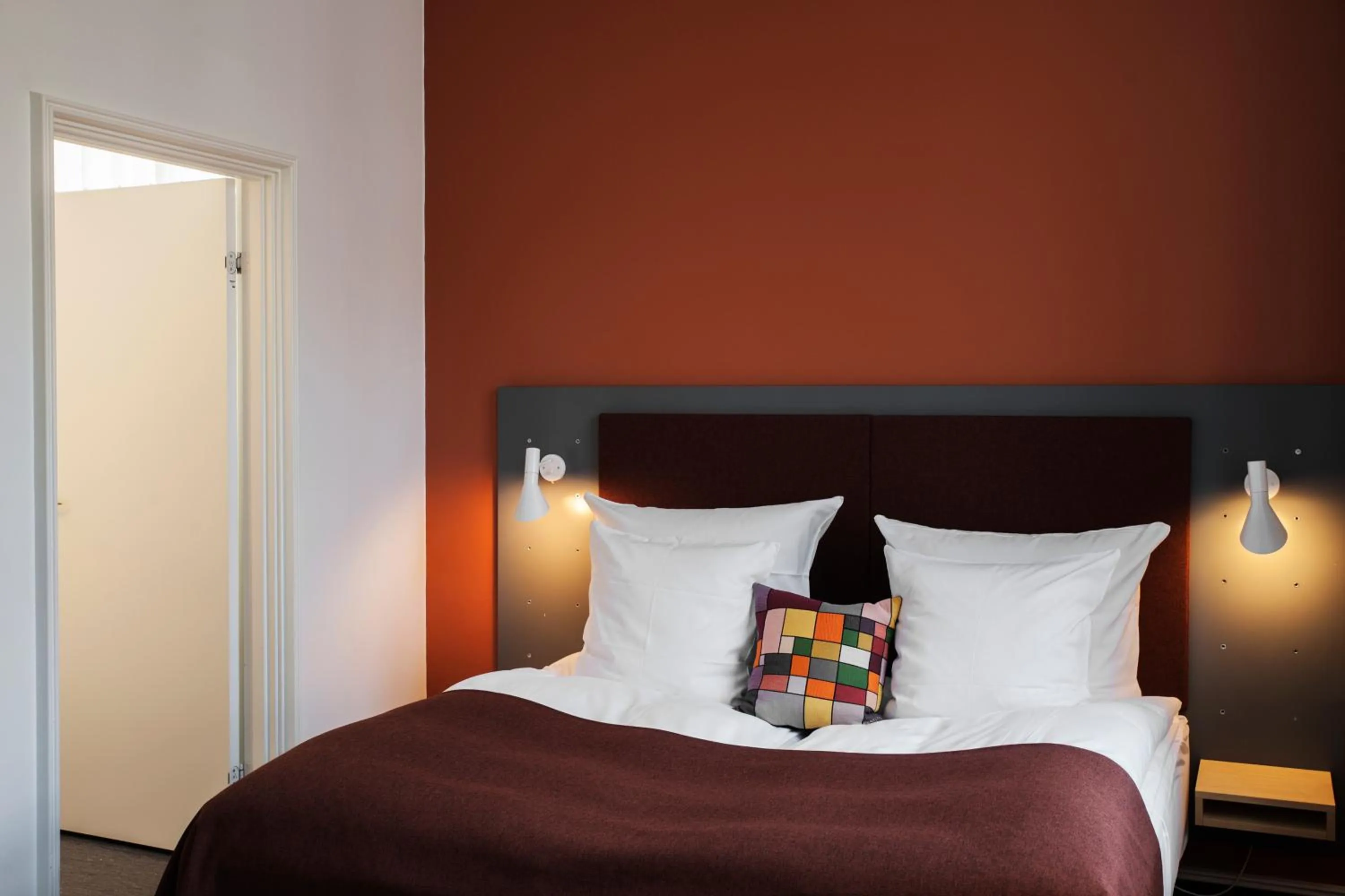 Bed in Hotel Koldingfjord