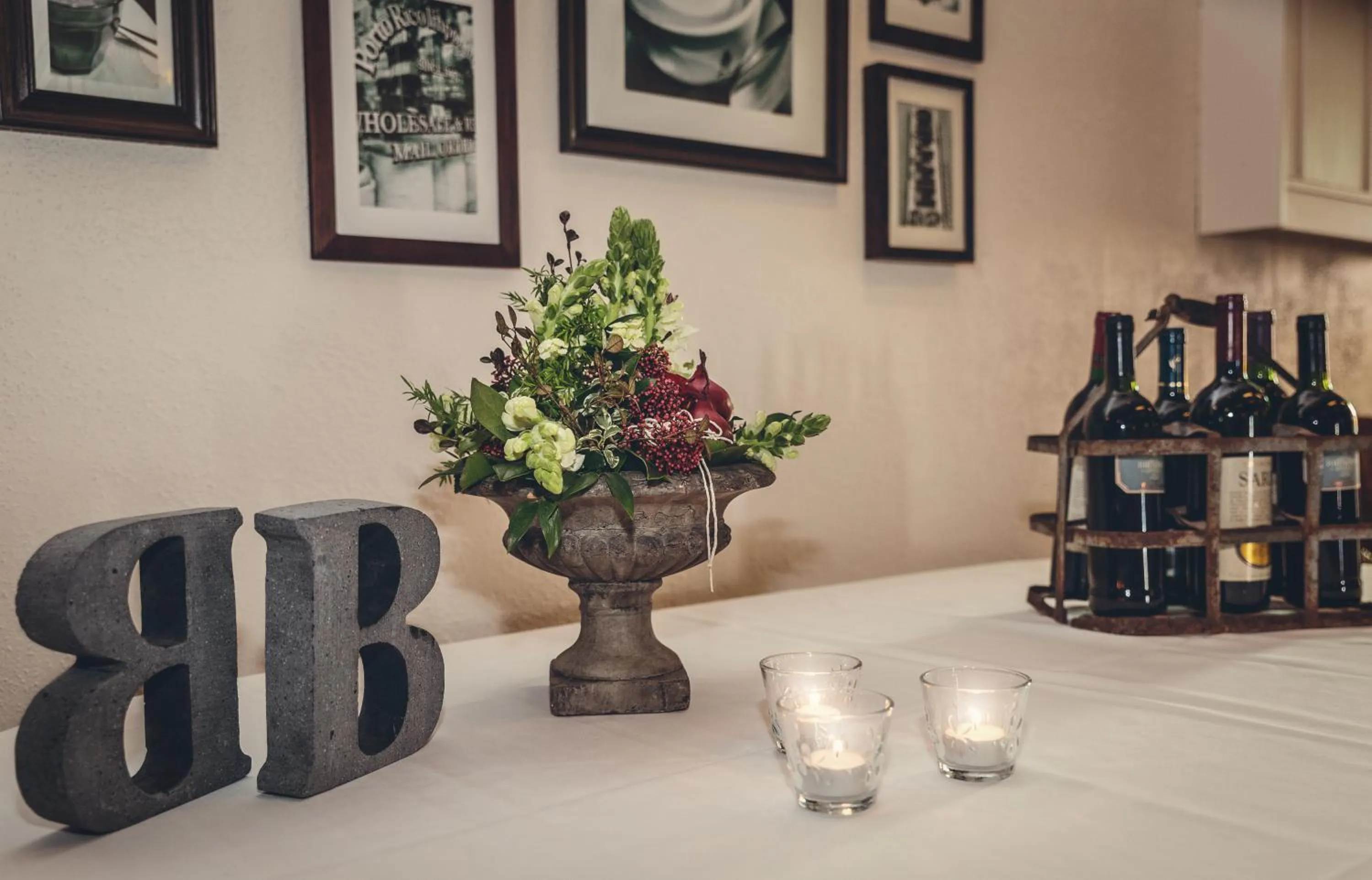 Decorative detail in Dalby Hotel