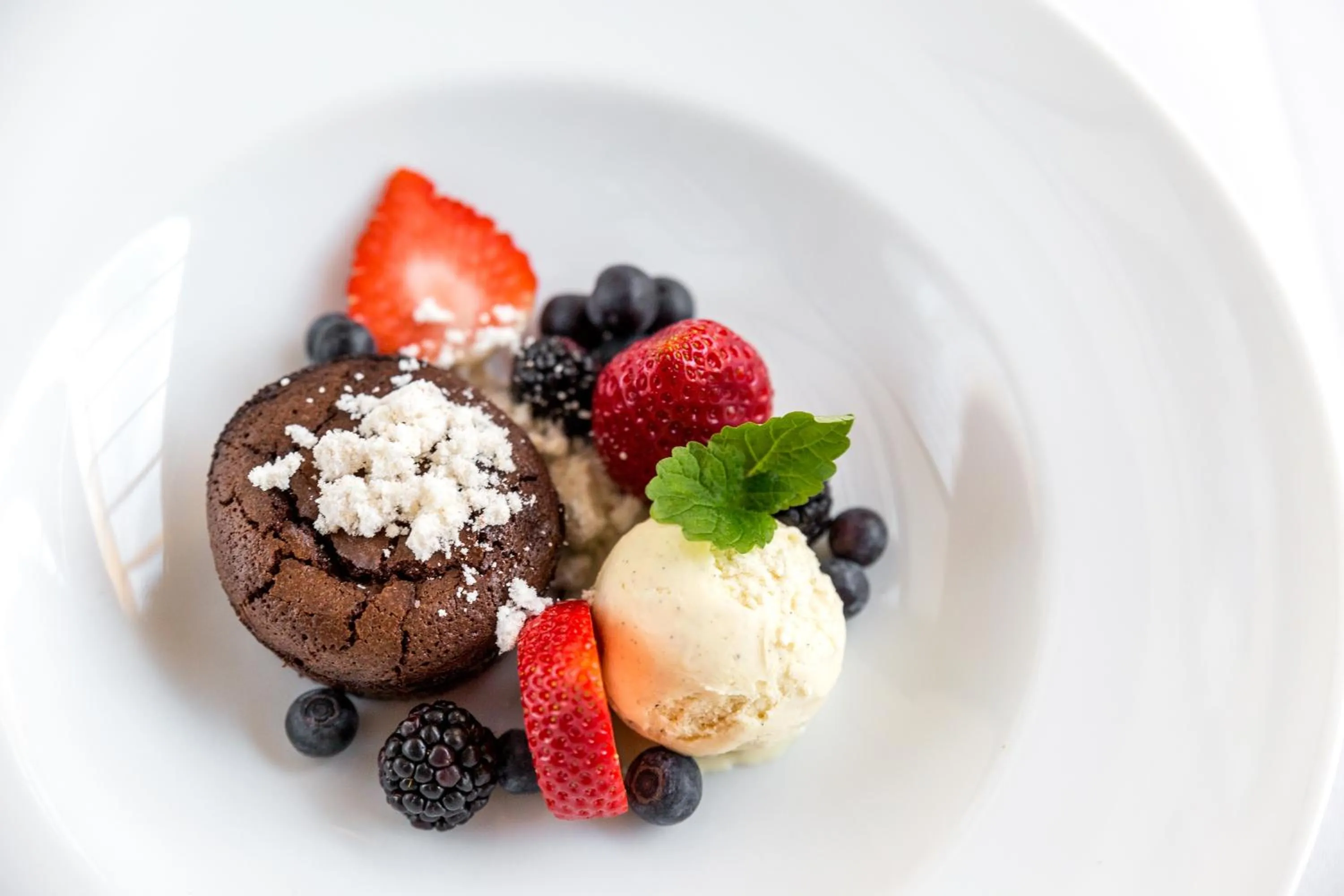 Food close-up in Dalby Hotel